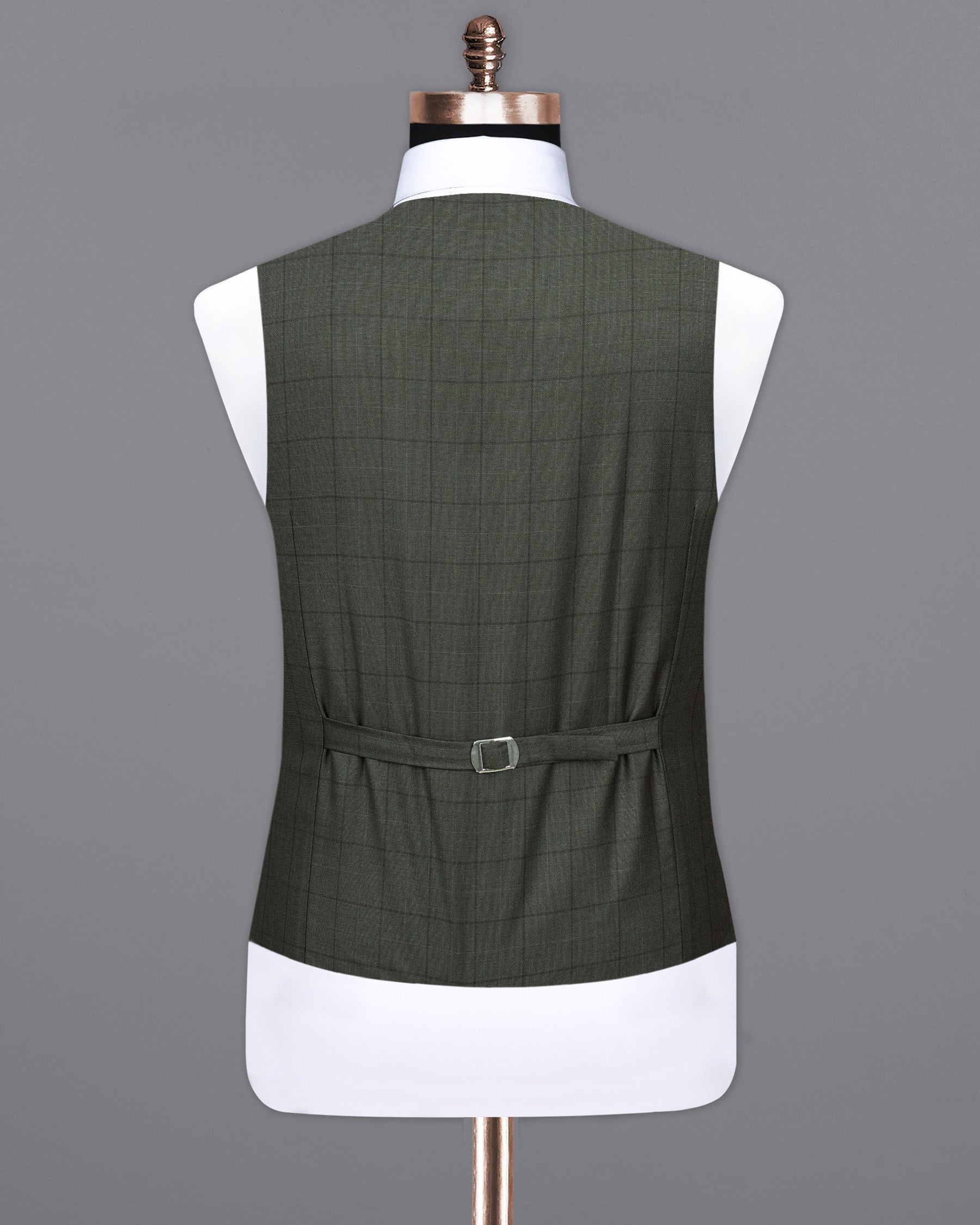 Tuatara Green Plaid Waistcoat V2012-36, V2012-38, V2012-40, V2012-42, V2012-44, V2012-46, V2012-48, V2012-50, V2012-52, V2012-54, V2012-56, V2012-58, V2012-60