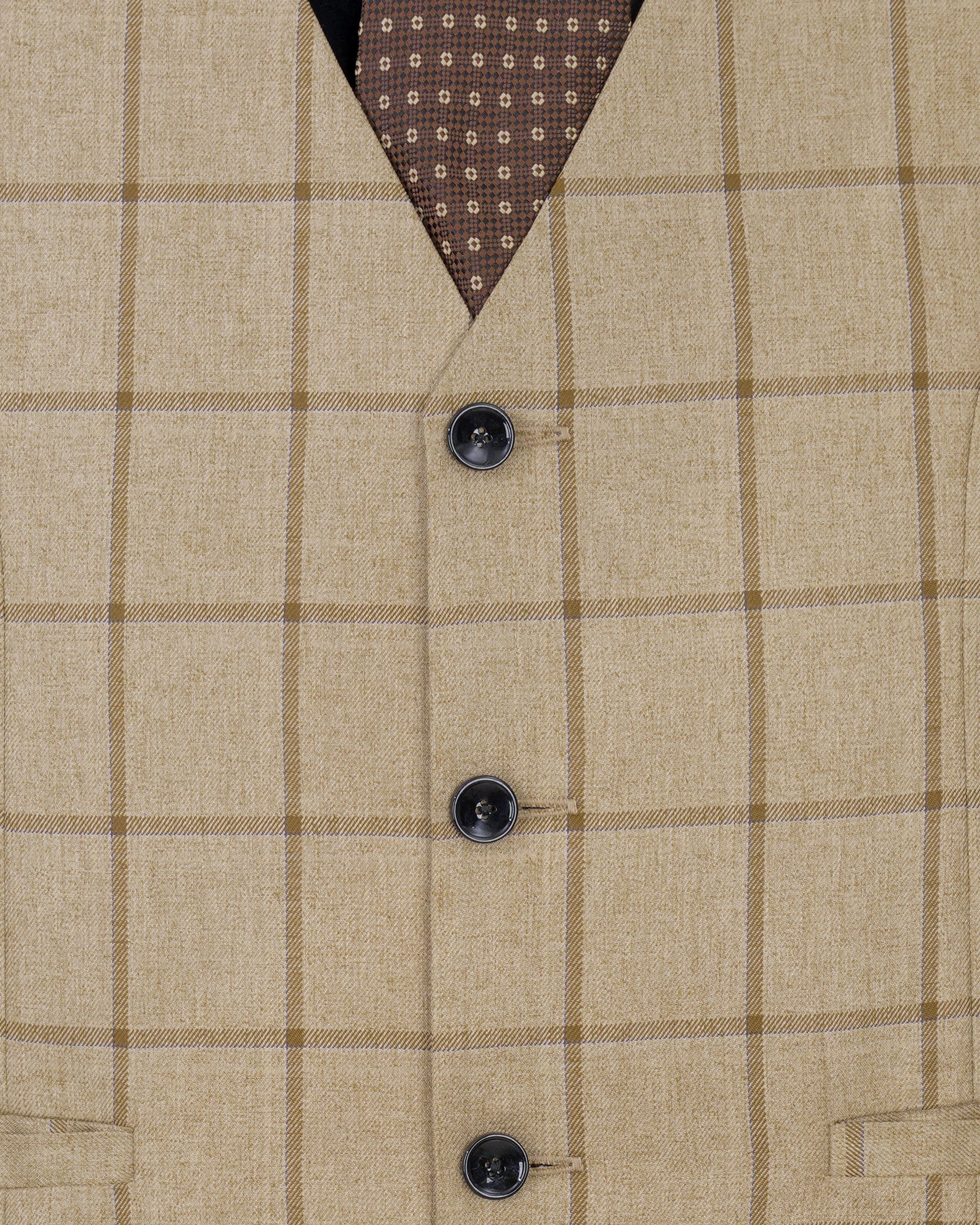 Rodeo Dust Brown Waistcoat V2032-36, V2032-38, V2032-40, V2032-42, V2032-44, V2032-46, V2032-48, V2032-50, V2032-52, V2032-54, V2032-56, V2032-58, V2032-60