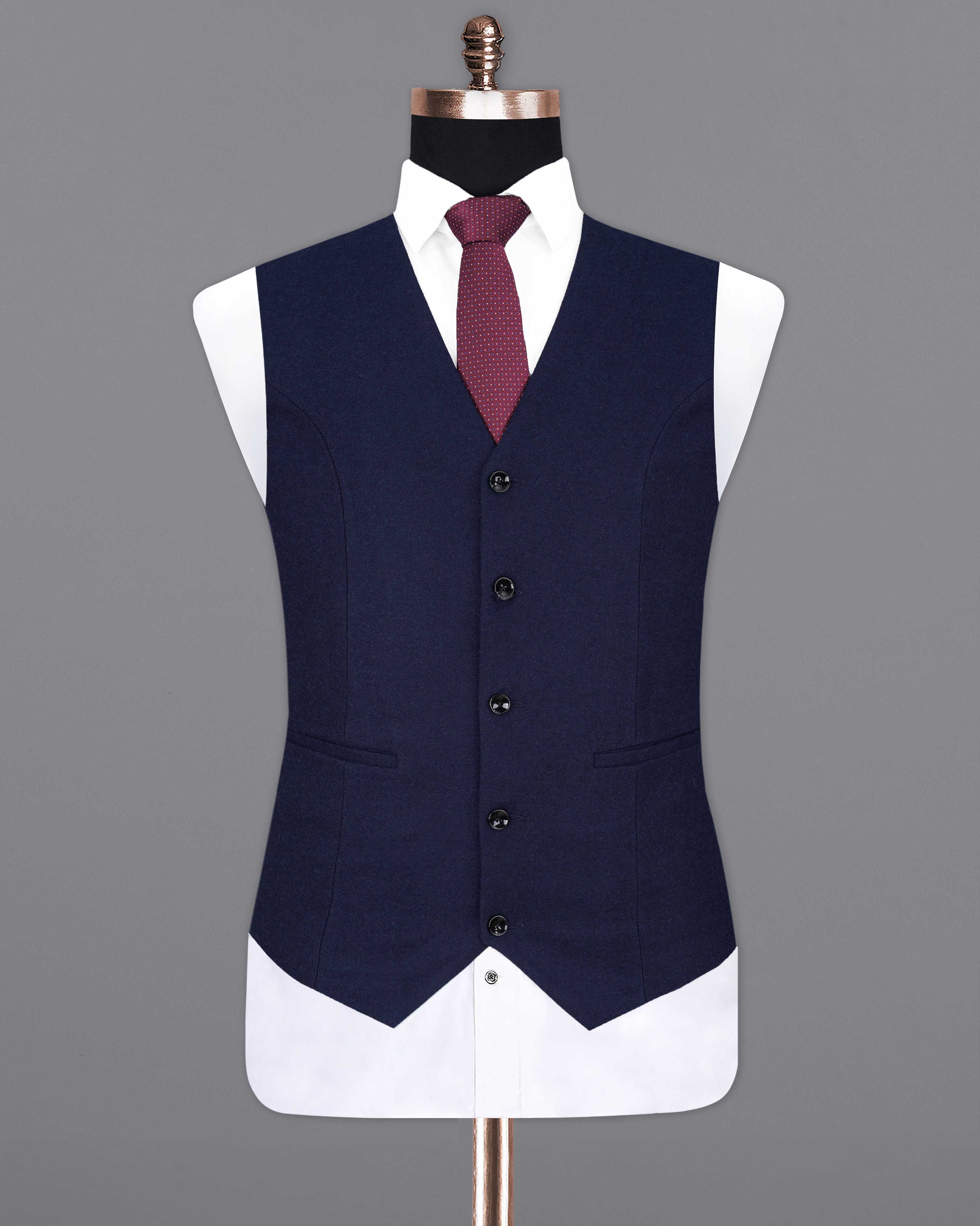 Mirage Blue Pure Wool Waistcoat V2046-36, V2046-38, V2046-40, V2046-42, V2046-44, V2046-46, V2046-48, V2046-50, V2046-52, V2046-54, V2046-56, V2046-58, V2046-60