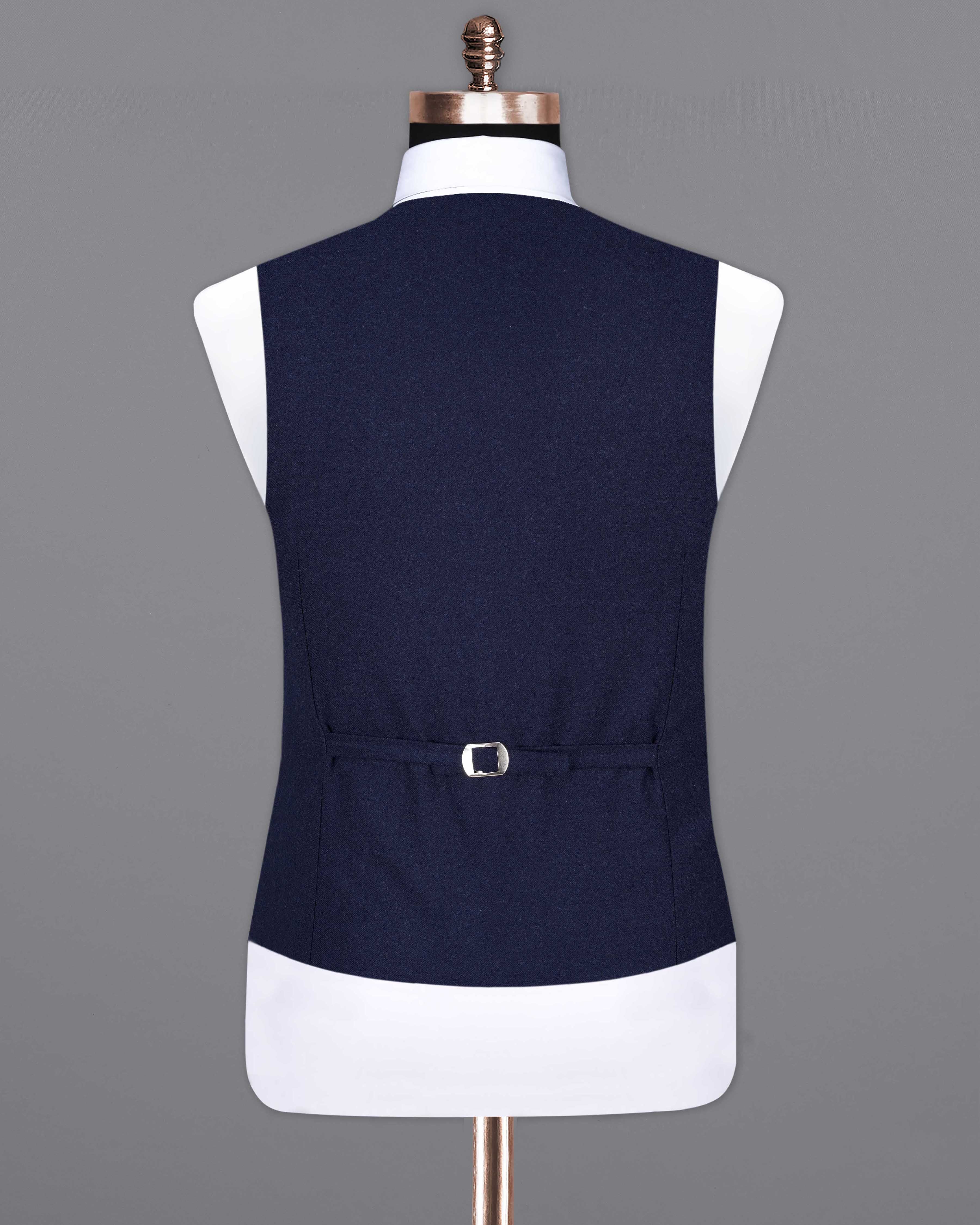 Mirage Blue Pure Wool Waistcoat V2046-36, V2046-38, V2046-40, V2046-42, V2046-44, V2046-46, V2046-48, V2046-50, V2046-52, V2046-54, V2046-56, V2046-58, V2046-60