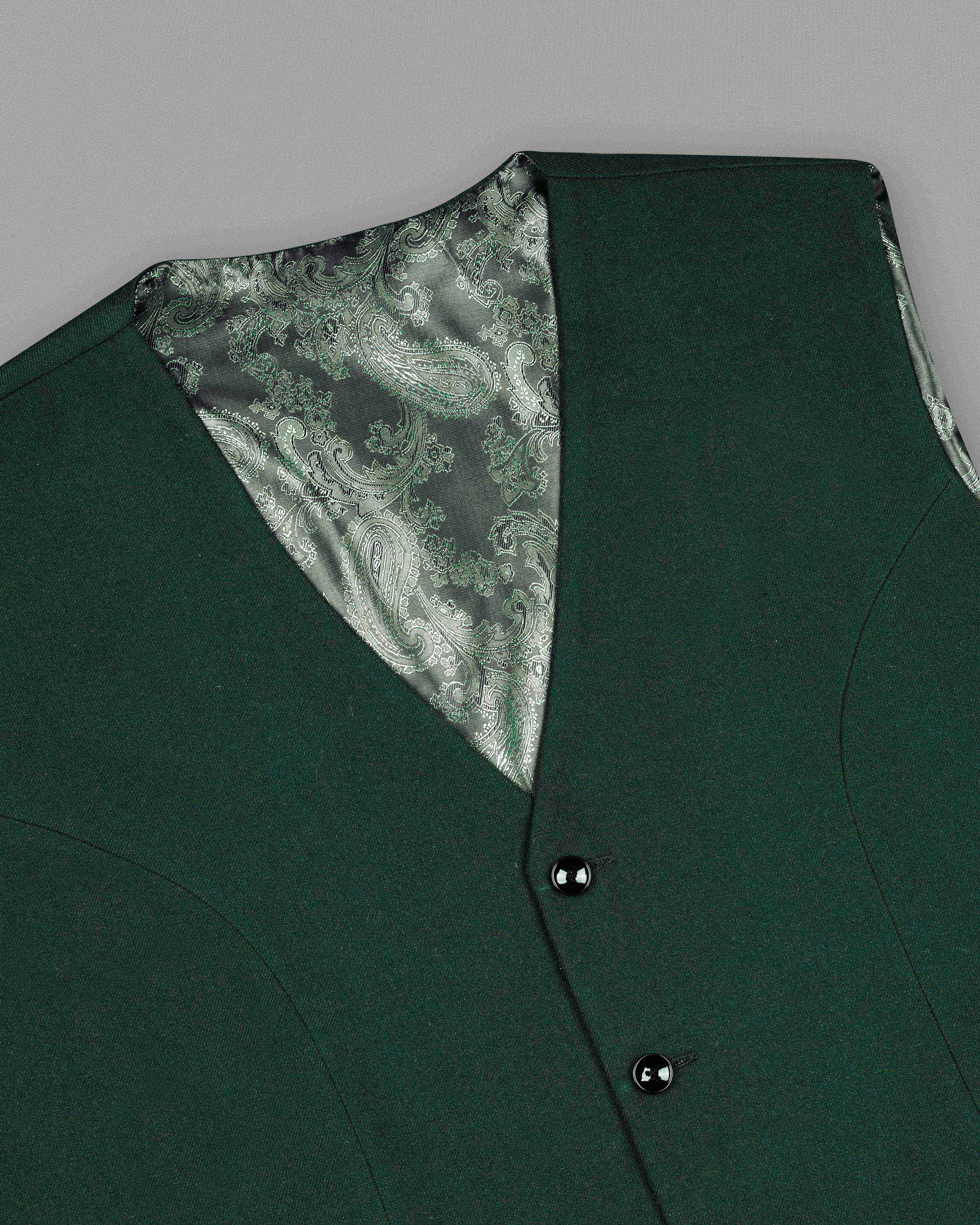 Celtic Green Textured Waistcoat V2069-36, V2069-38, V2069-40, V2069-42, V2069-44, V2069-46, V2069-48, V2069-50, V2069-52, V2069-54, V2069-56, V2069-58, V2069-60