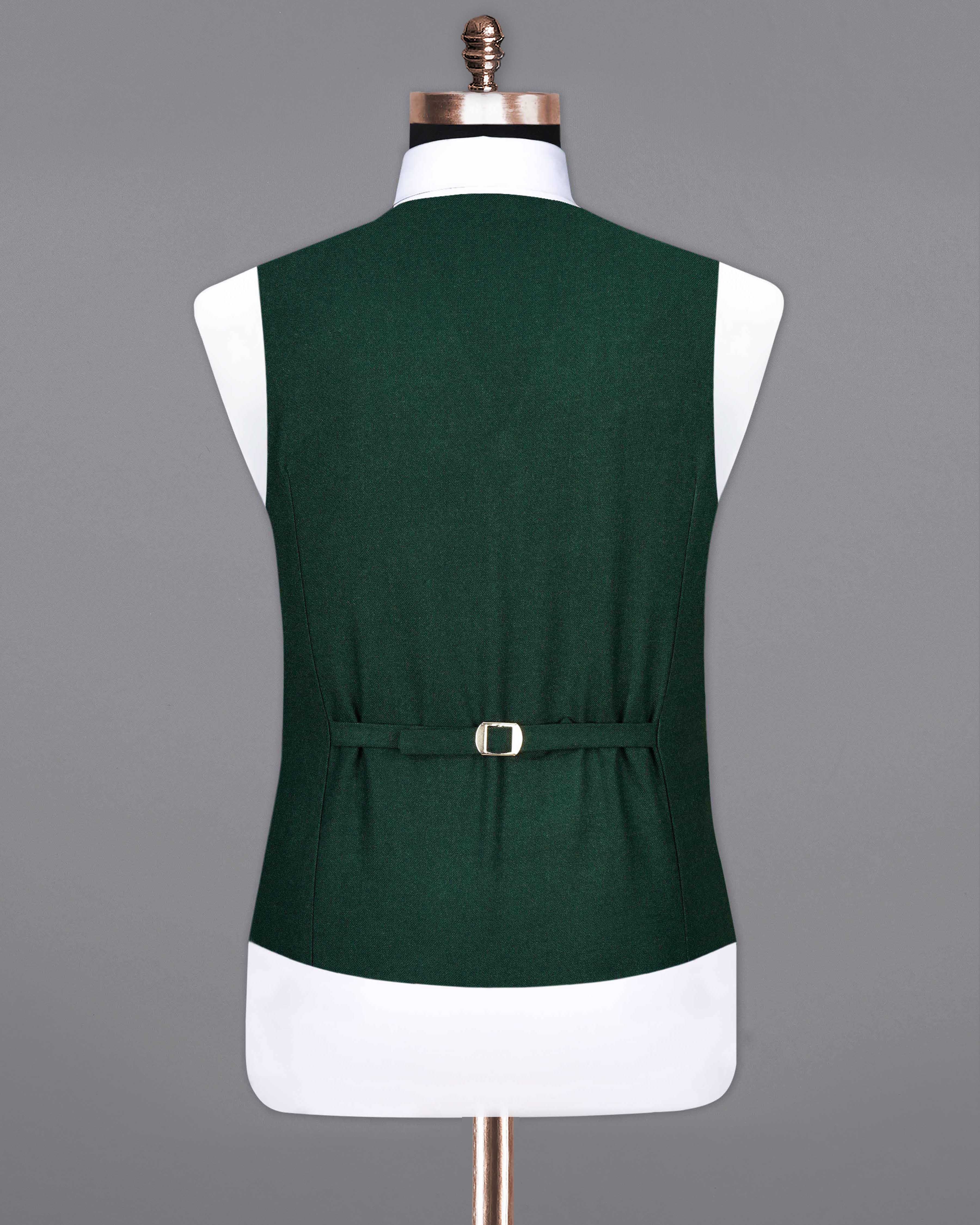 Celtic Green Textured Waistcoat V2069-36, V2069-38, V2069-40, V2069-42, V2069-44, V2069-46, V2069-48, V2069-50, V2069-52, V2069-54, V2069-56, V2069-58, V2069-60