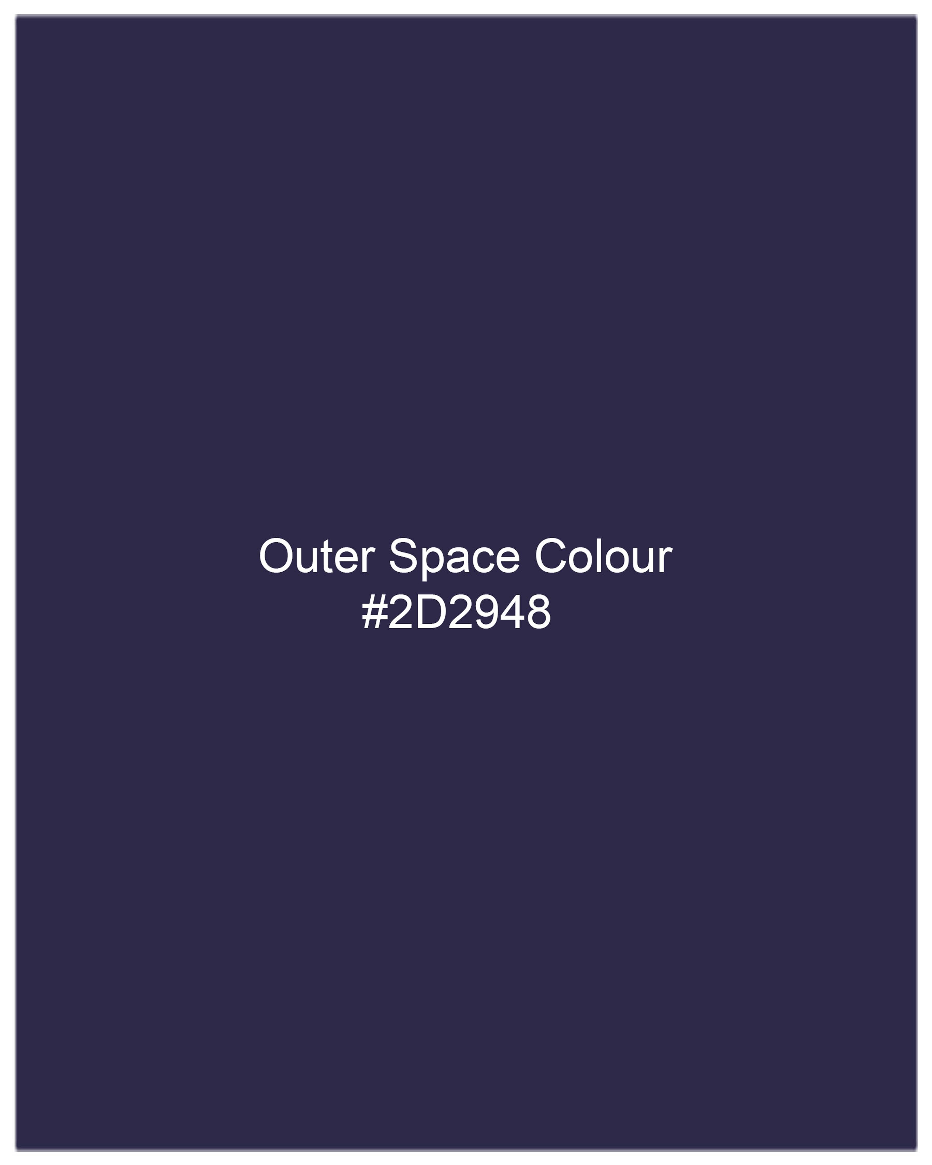 Outer Space Blue Waistcoat V2076-36, V2076-38, V2076-40, V2076-42, V2076-44, V2076-46, V2076-48, V2076-50, V2076-52, V2076-54, V2076-56, V2076-58, V2076-60