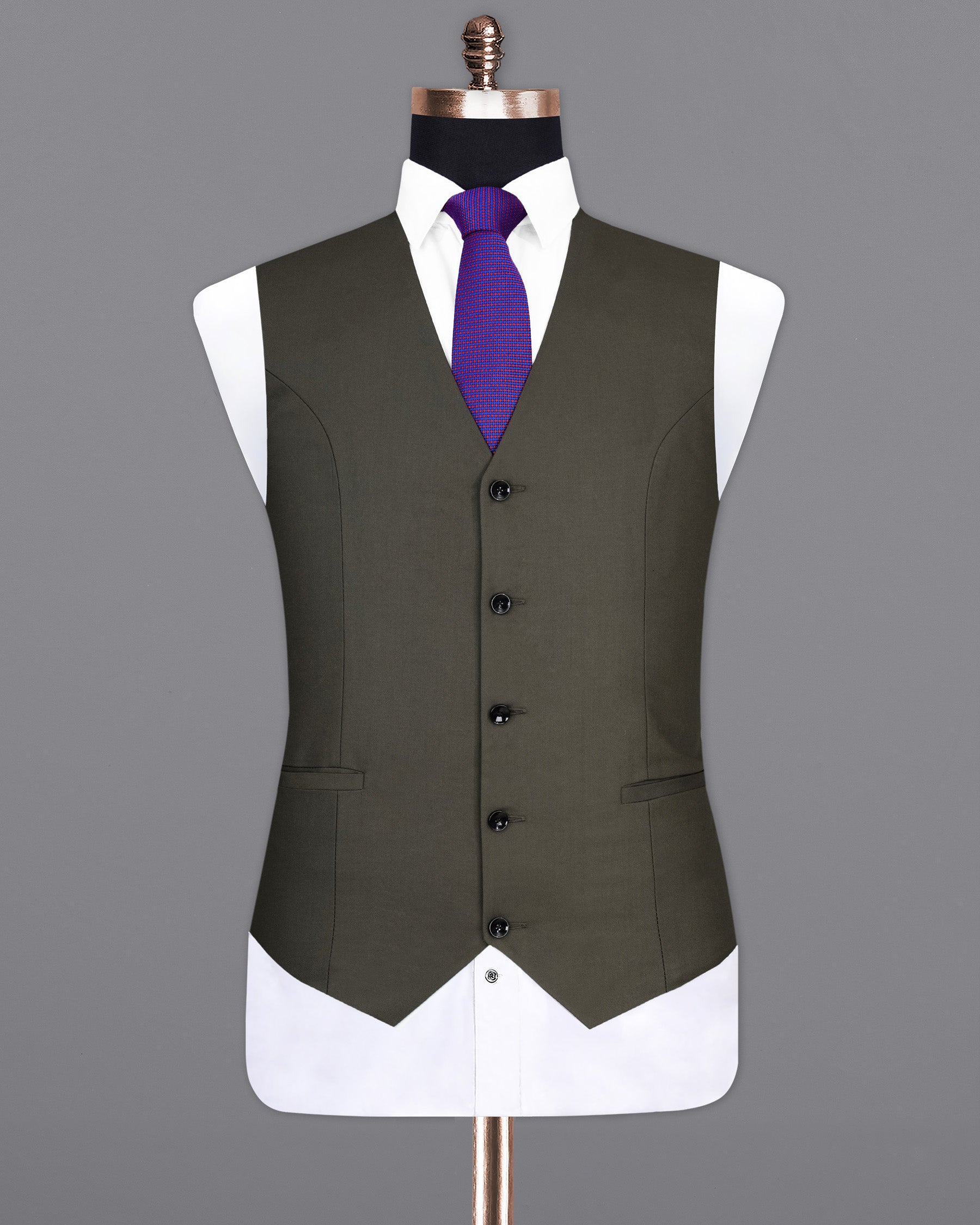 Armadillo Steel Gray Waistcoat  V2089-36, V2089-38, V2089-40, V2089-42, V2089-44, V2089-46, V2089-48, V2089-50, V2089-52, V2089-54, V2089-56, V2089-58, V2089-60