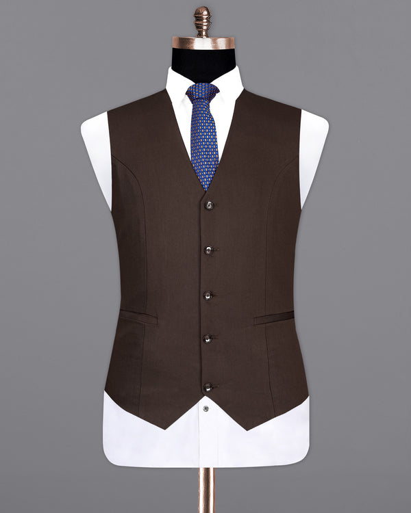 Woody Brown Waistcoat V2094-36, V2094-38, V2094-40, V2094-42, V2094-44, V2094-46, V2094-48, V2094-50, V2094-52, V2094-54, V2094-56, V2094-58, V2094-60