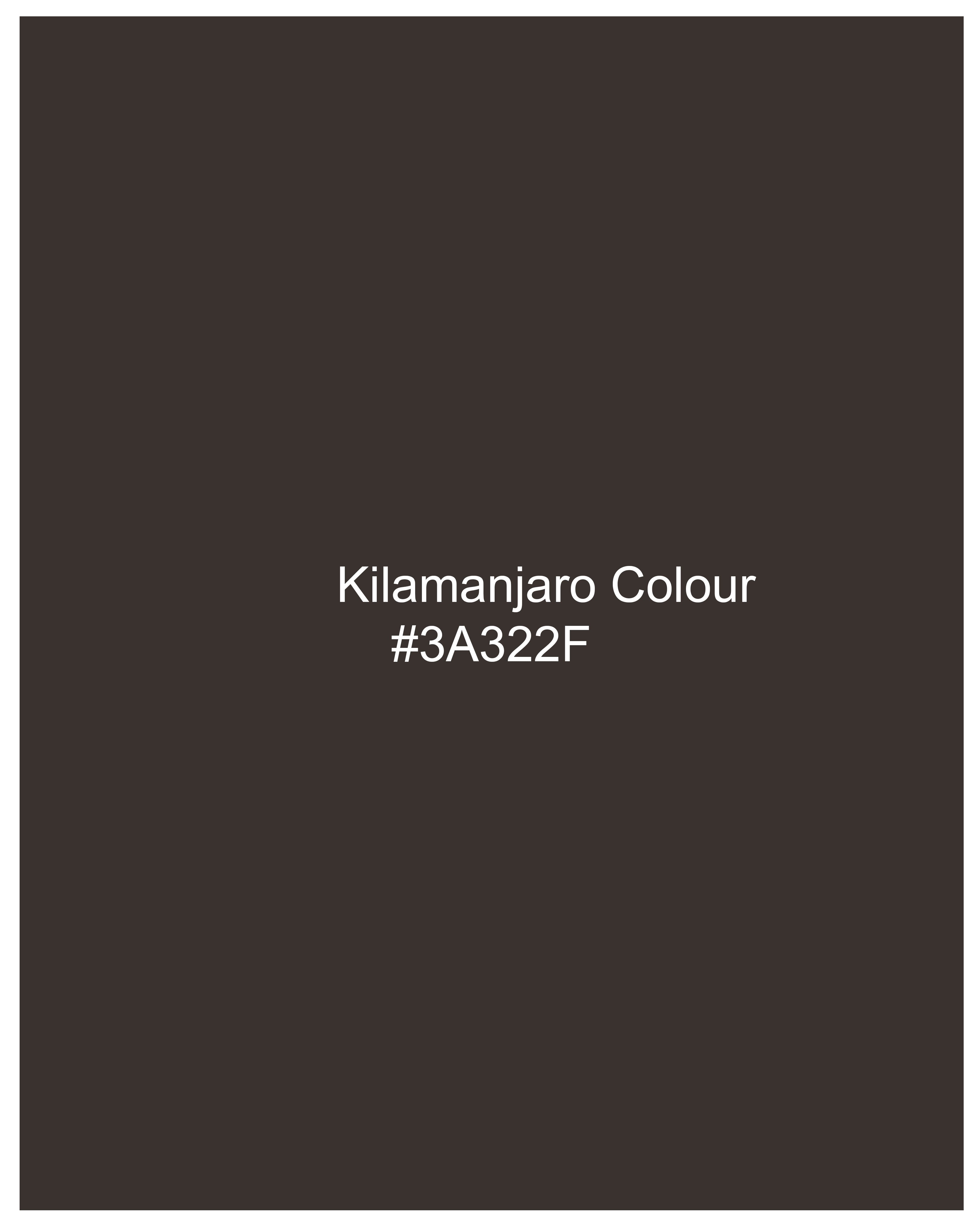 Kilamanjaro Brown Textured Waistcoat V2118-36, V2118-38, V2118-40, V2118-42, V2118-44, V2118-46, V2118-48, V2118-50, V2118-52, V2118-54, V2118-56, V2118-58, V2118-60