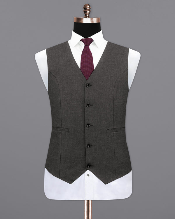 Armadillo Gray Textured Waistcoat V2119-36, V2119-38, V2119-40, V2119-42, V2119-44, V2119-46, V2119-48, V2119-50, V2119-52, V2119-54, V2119-56, V2119-58, V2119-60