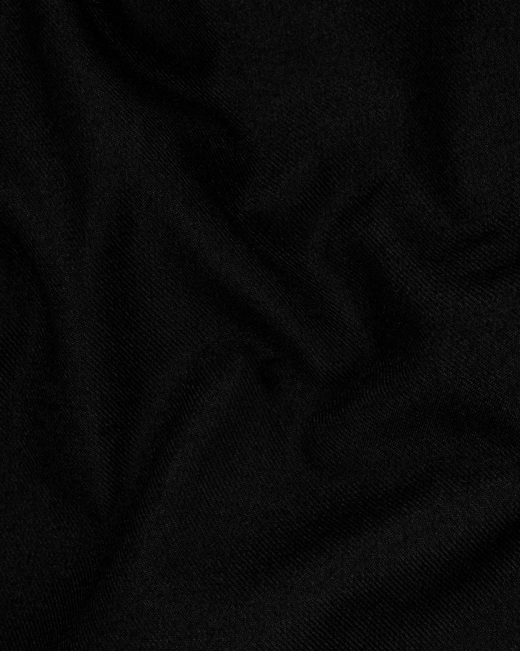 Jade Black Wool Rich Waistcoat V2131-36, V2131-38, V2131-40, V2131-42, V2131-44, V2131-46, V2131-48, V2131-50, V2131-52, V2131-54, V2131-56, V2131-58, V2131-60