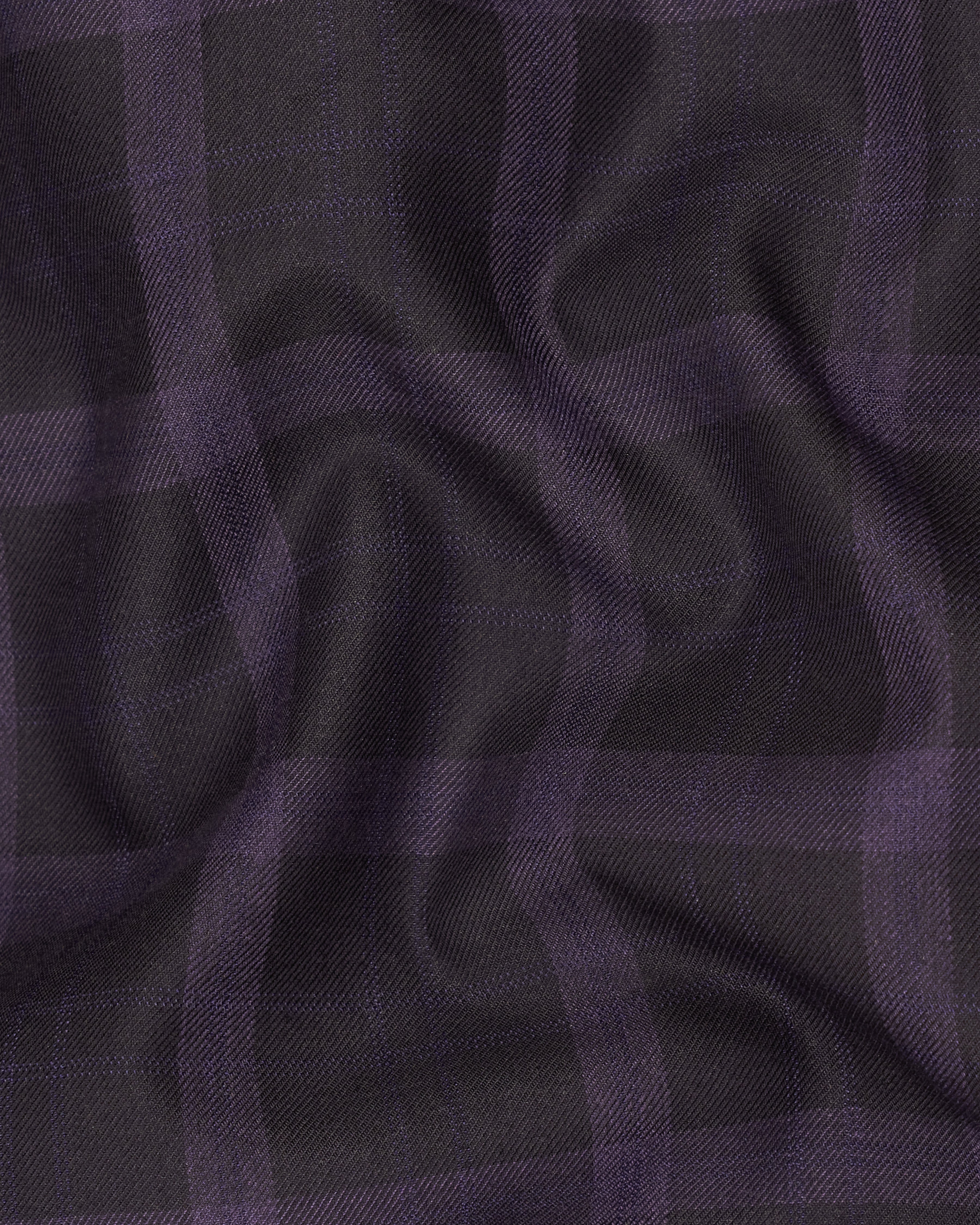 Melanzane Violet and Mortar Purple Plaid Waistcoat V2258-36, V2258-38, V2258-40, V2258-42, V2258-44, V2258-46, V2258-48, V2258-50, V2258-52, V2258-54, V2258-56, V2258-58, V2258-60