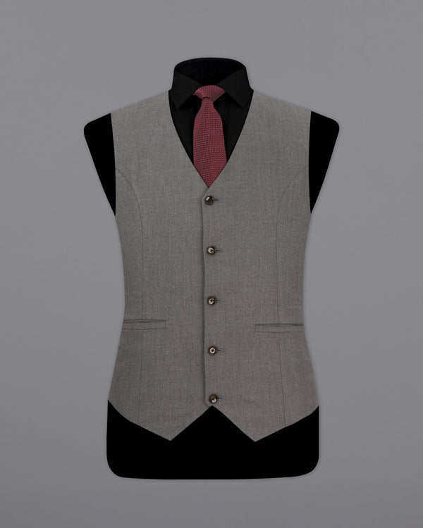 Tundora Grey Textured Waistcoat WC2276-36, WC2276-38, WC2276-40, WC2276-42, WC2276-44, WC2276-46, WC2276-48, WC2276-50, WC2276-52, WC2276-54, WC2276-56, WC2276-58, WC2276-60