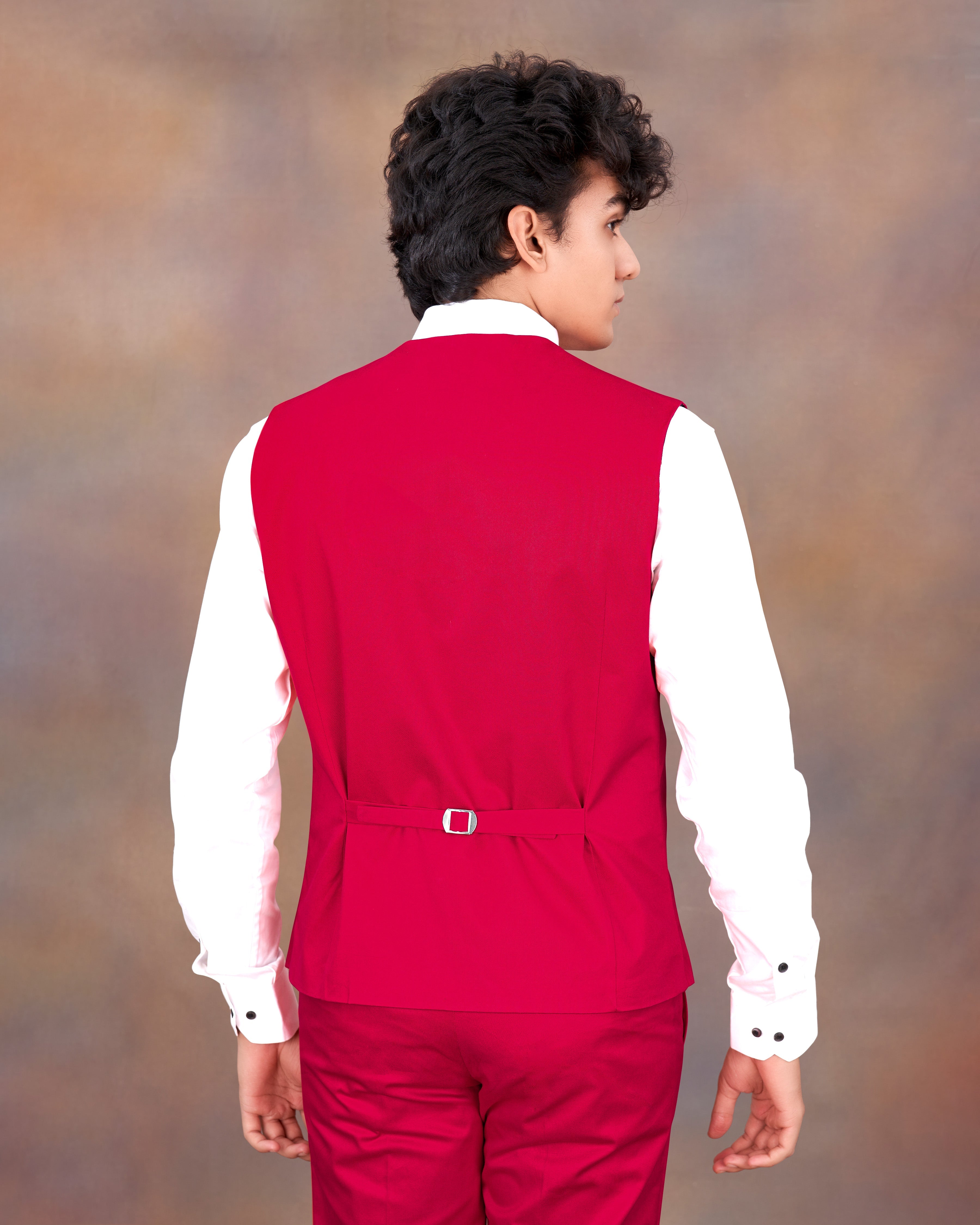 Shiraz Red Premium Cotton Waistcoat V2325-36, V2325-38, V2325-40, V2325-42, V2325-44, V2325-46, V2325-48, V2325-50, V2325-52, V2325-54, V2325-56, V2325-58, V2325-60