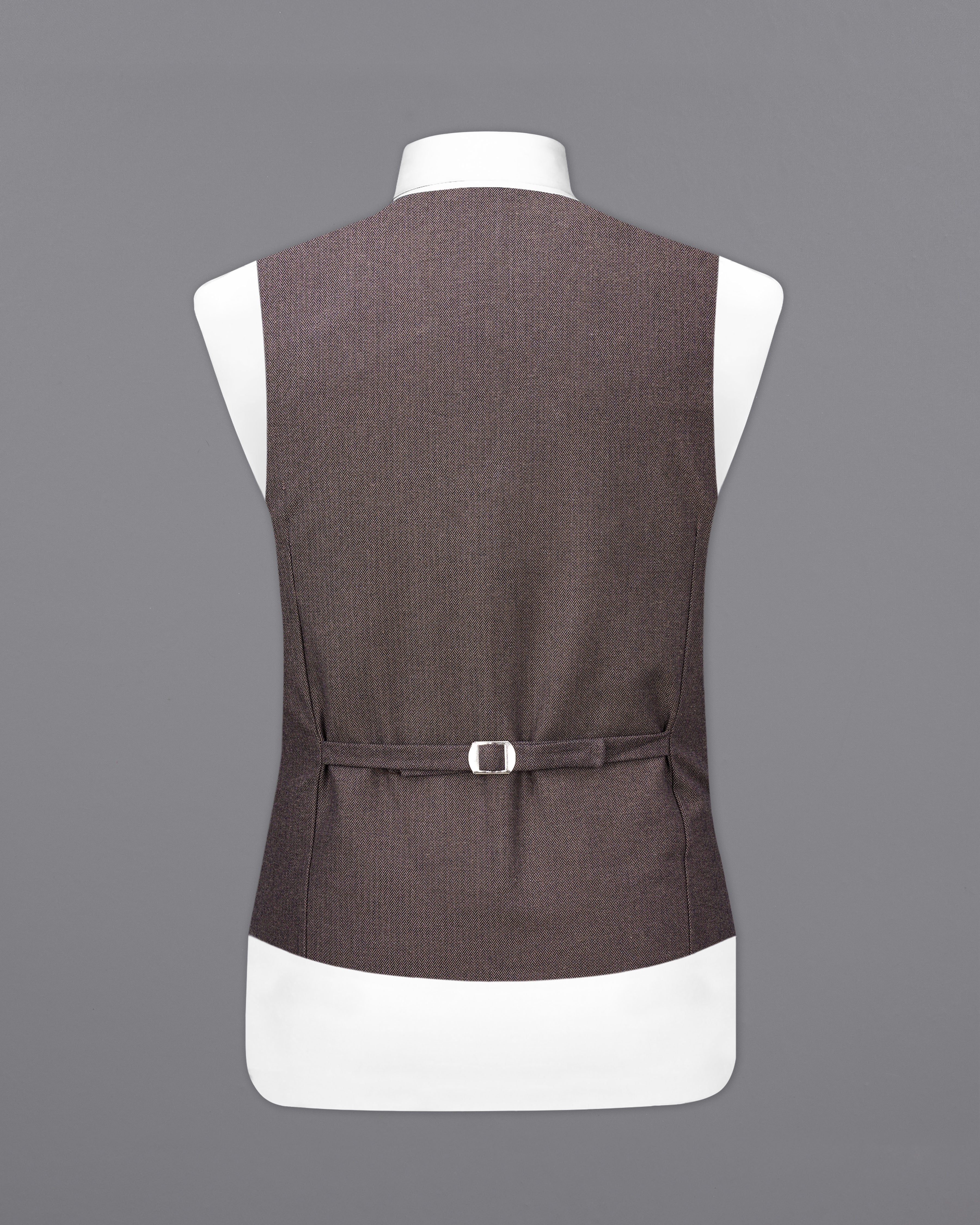 Iridium Brown Premium Cotton Designer Waistcoat V2367-36, V2367-38, V2367-40, V2367-42, V2367-44, V2367-46, V2367-48, V2367-50, V2367-52, V2367-54, V2367-56, V2367-58, V2367-60