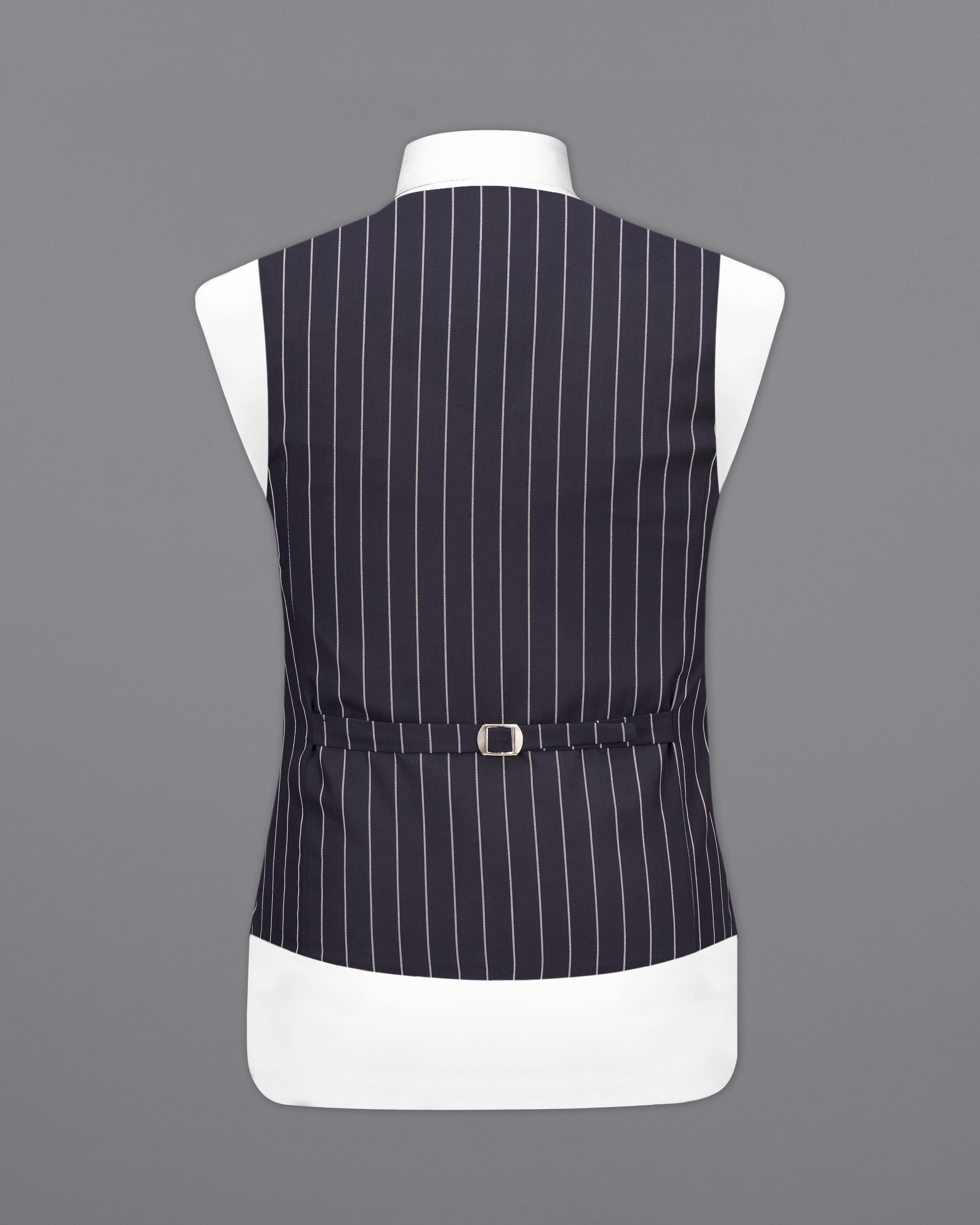 Thunder Black and White Striped Waistcoat V2476-36, V2476-38, V2476-40, V2476-42, V2476-44, V2476-46, V2476-48, V2476-50, V2476-52, V2476-54, V2476-56, V2476-58, V2476-60