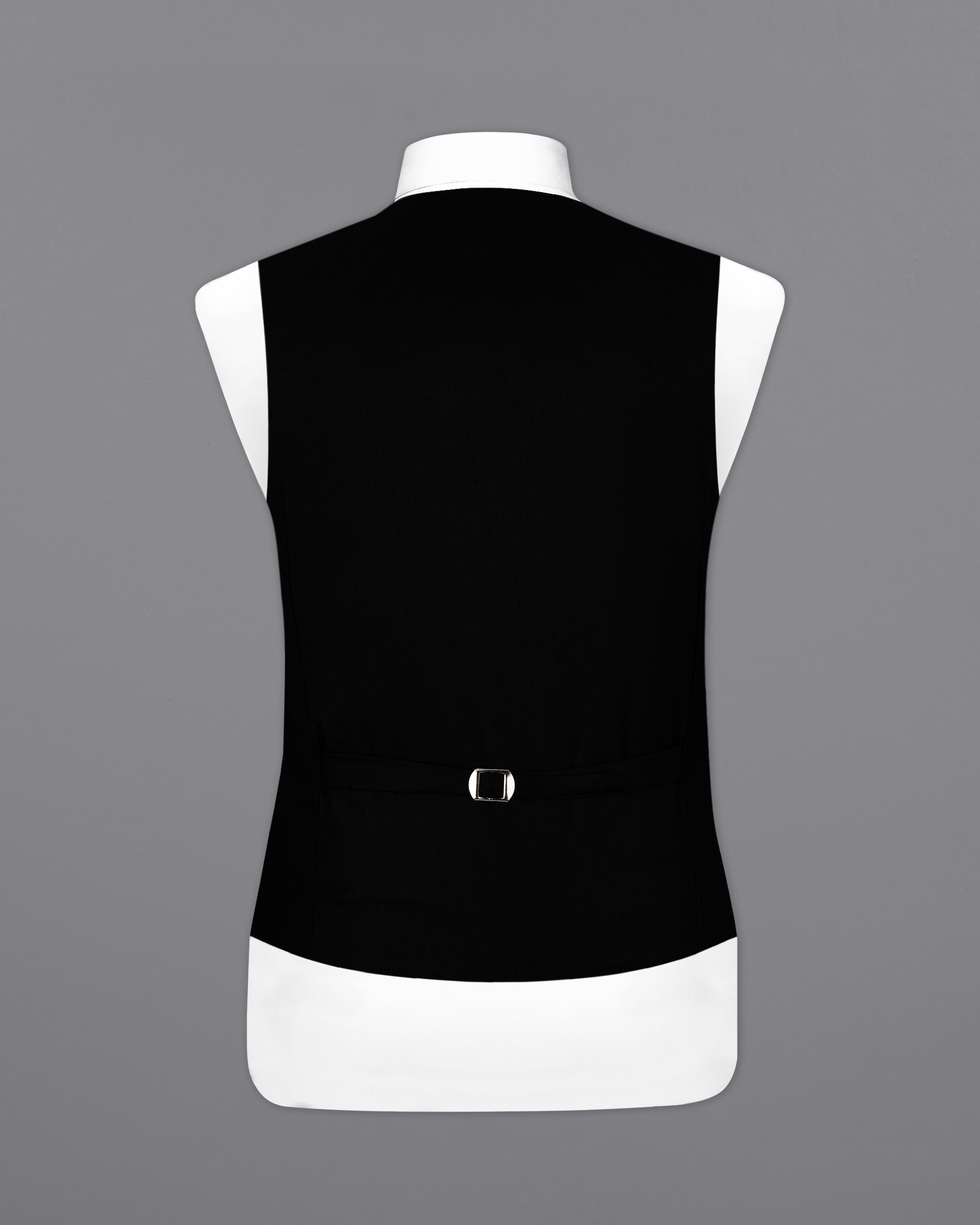 Jade Black Textured Waistcoat V2485-36, V2485-38, V2485-40, V2485-42, V2485-44, V2485-46, V2485-48, V2485-50, V2485-52, V2485-54, V2485-56, V2485-58, V2485-60