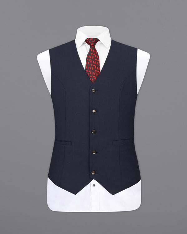 Baltic Sea Navy Blue Waistcoat V2489-36, V2489-38, V2489-40, V2489-42, V2489-44, V2489-46, V2489-48, V2489-50, V2489-52, V2489-54, V2489-56, V2489-58, V2489-60