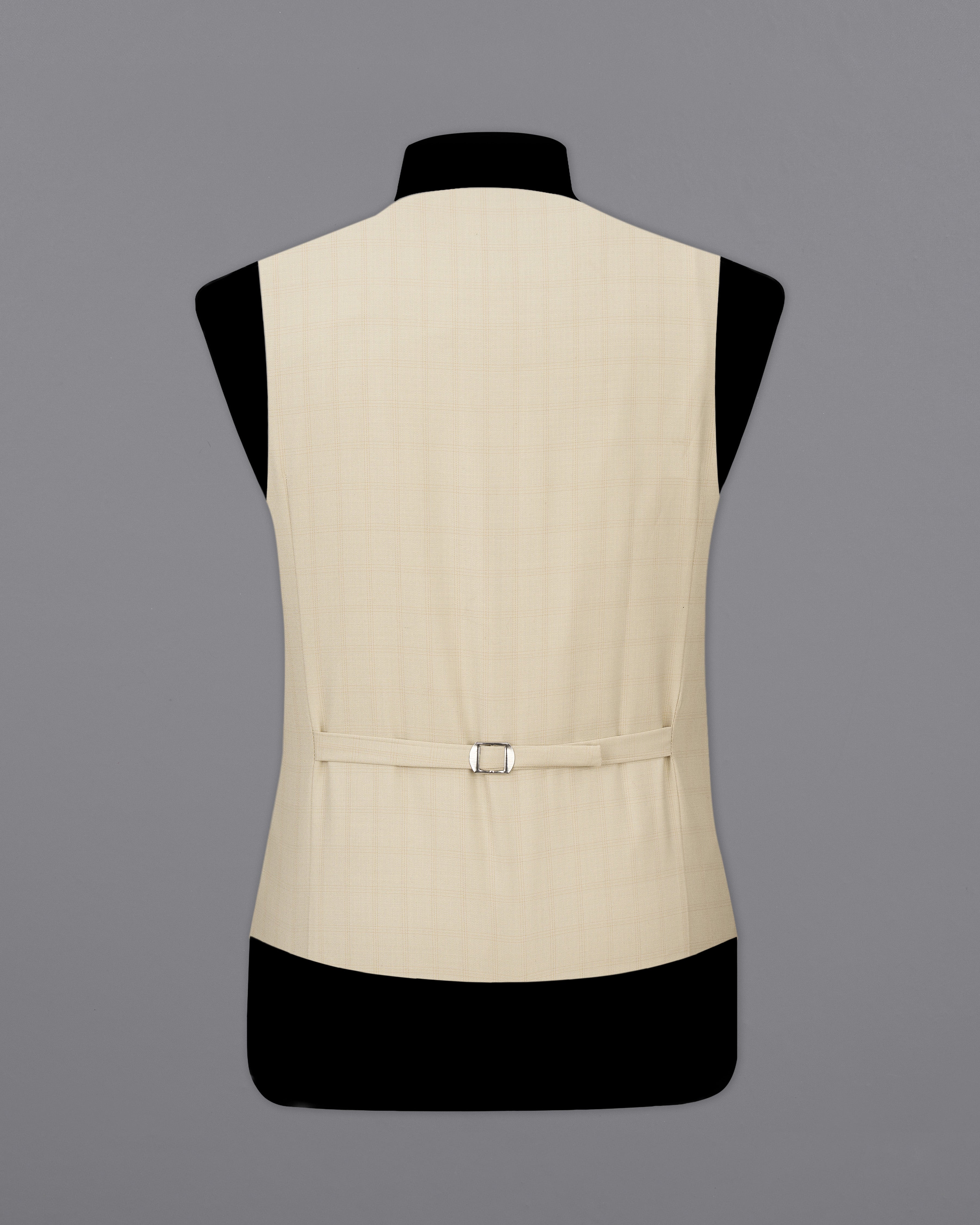 Calm Shell Brown Subtle Plaid Waistcoat V2490-36, V2490-38, V2490-40, V2490-42, V2490-44, V2490-46, V2490-48, V2490-50, V2490-52, V2490-54, V2490-56, V2490-58, V2490-60