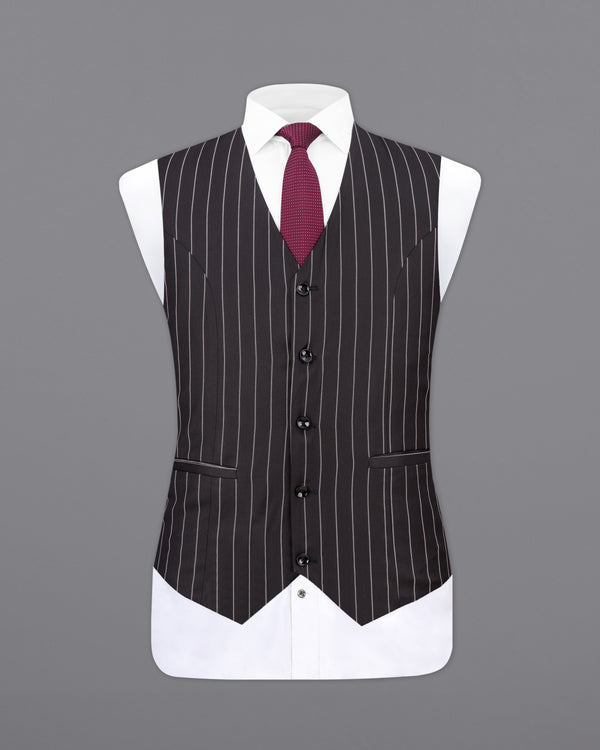 Birch Brown Striped Waistcoat V2498-36, V2498-38, V2498-40, V2498-42, V2498-44, V2498-46, V2498-48, V2498-50, V2498-52, V2498-54, V2498-56, V2498-58, V2498-60