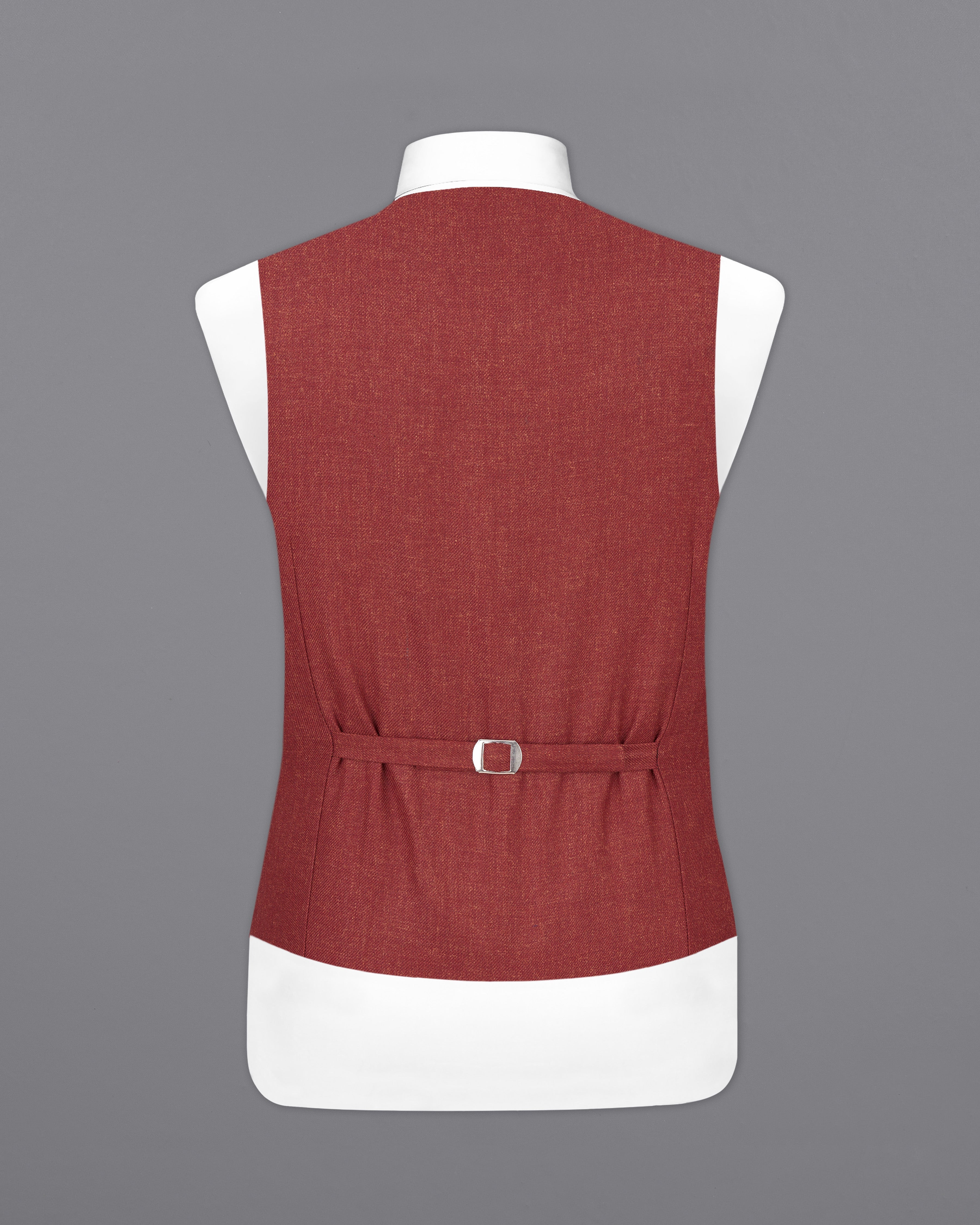 Cordovan Red Wool Rich Designer Waistcoat V2533-36, V2533-38, V2533-40, V2533-42, V2533-44, V2533-46, V2533-48, V2533-50, V2533-53, V2533-54, V2533-56, V2533-58, V2533-60