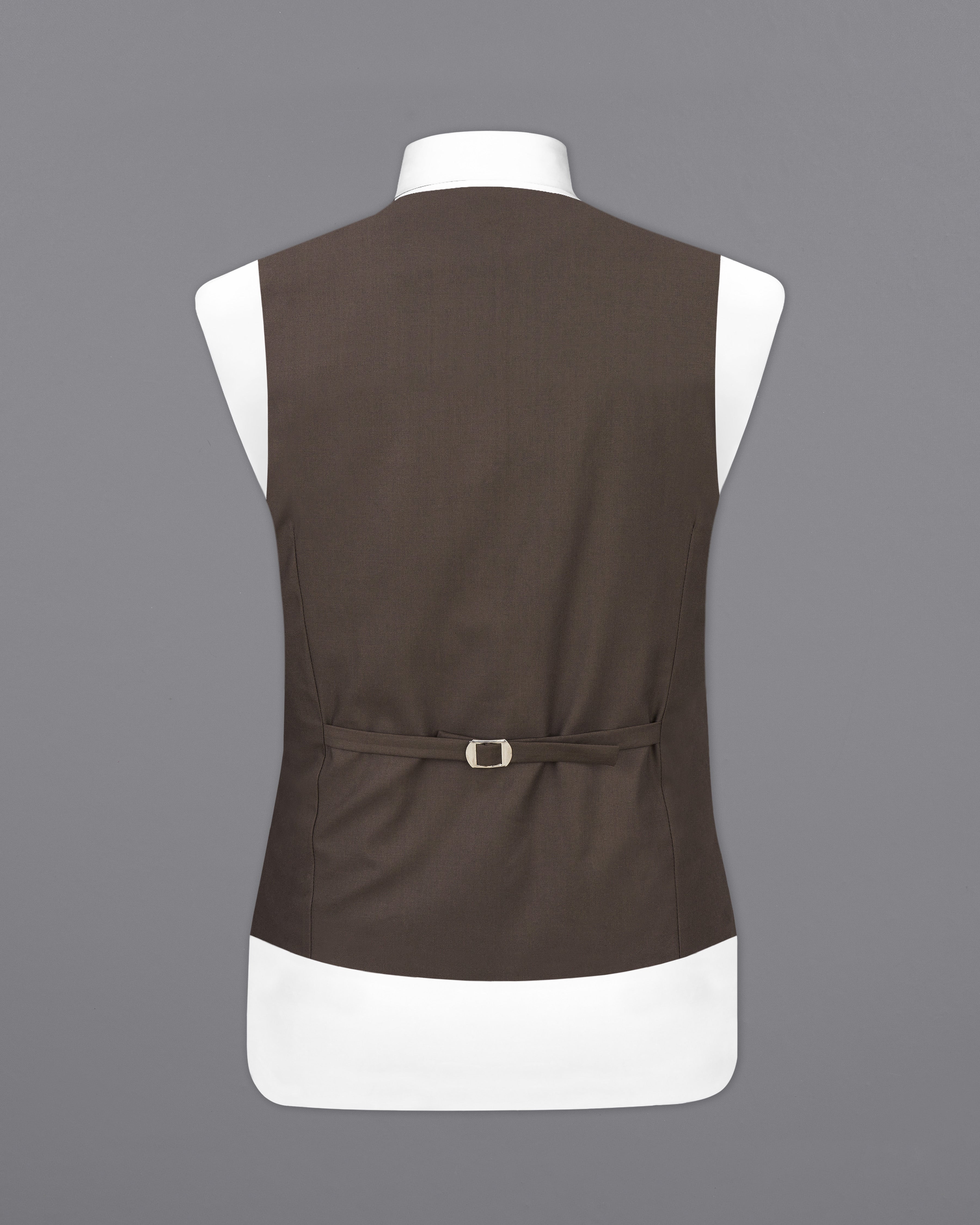 Fuscous Brown Designer Waistcoat V2535-36, V2535-38, V2535-40, V2535-42, V2535-44, V2535-46, V2535-48, V2535-50, V2535-53, V2535-54, V2535-56, V2535-58, V2535-60