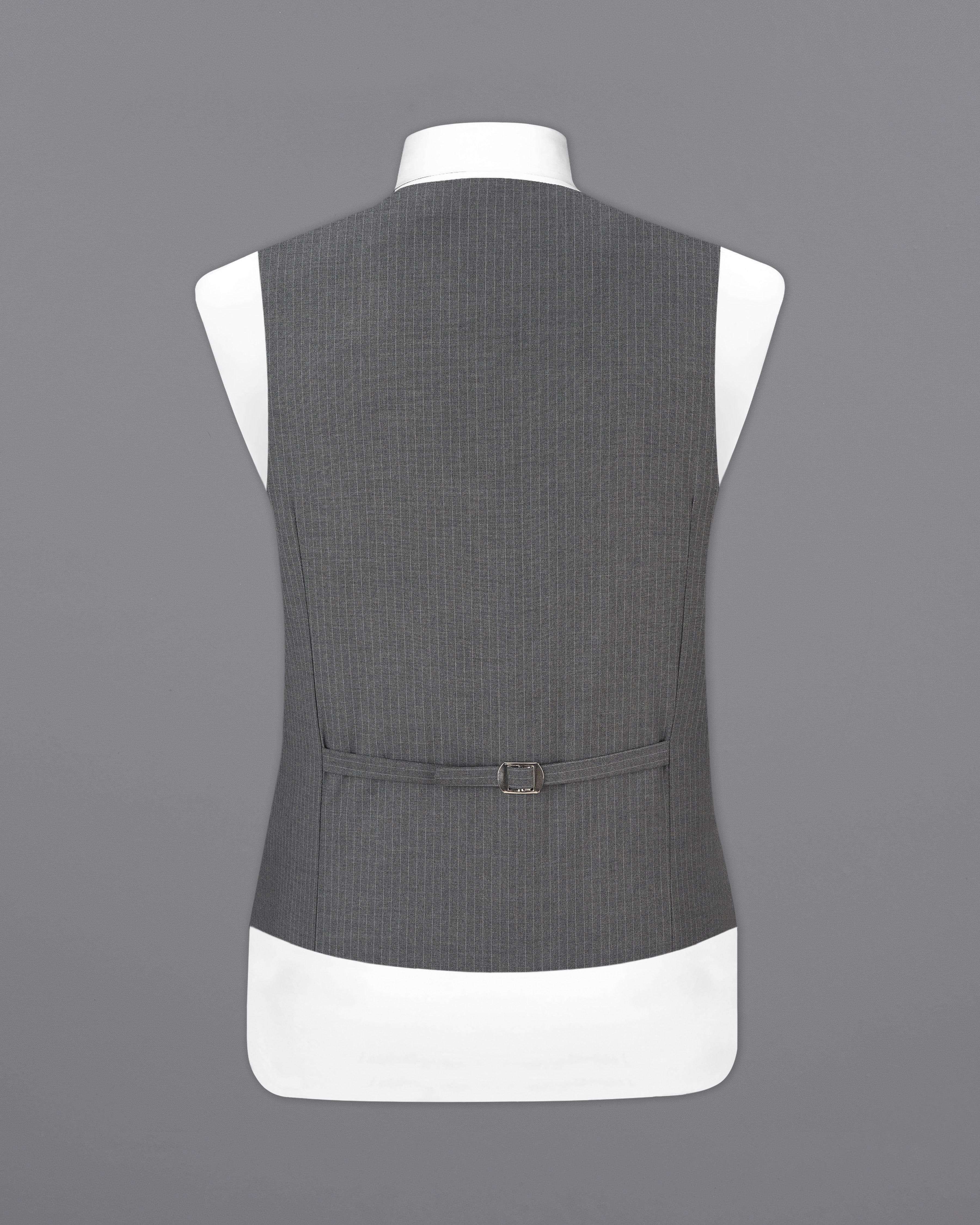 Ironside Gray Striped Waistcoat V2538-36, V2538-38, V2538-40, V2538-42, V2538-44, V2538-46, V2538-48, V2538-50, V2538-53, V2538-54, V2538-56, V2538-58, V2538-60