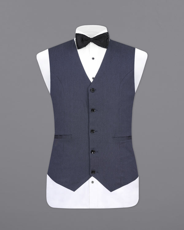 Iridium Blue Premium Cotton Waistcoat V2540-36, V2540-38, V2540-40, V2540-42, V2540-44, V2540-46, V2540-48, V2540-50, V2540-54, V2540-54, V2540-56, V2540-58, V2540-60