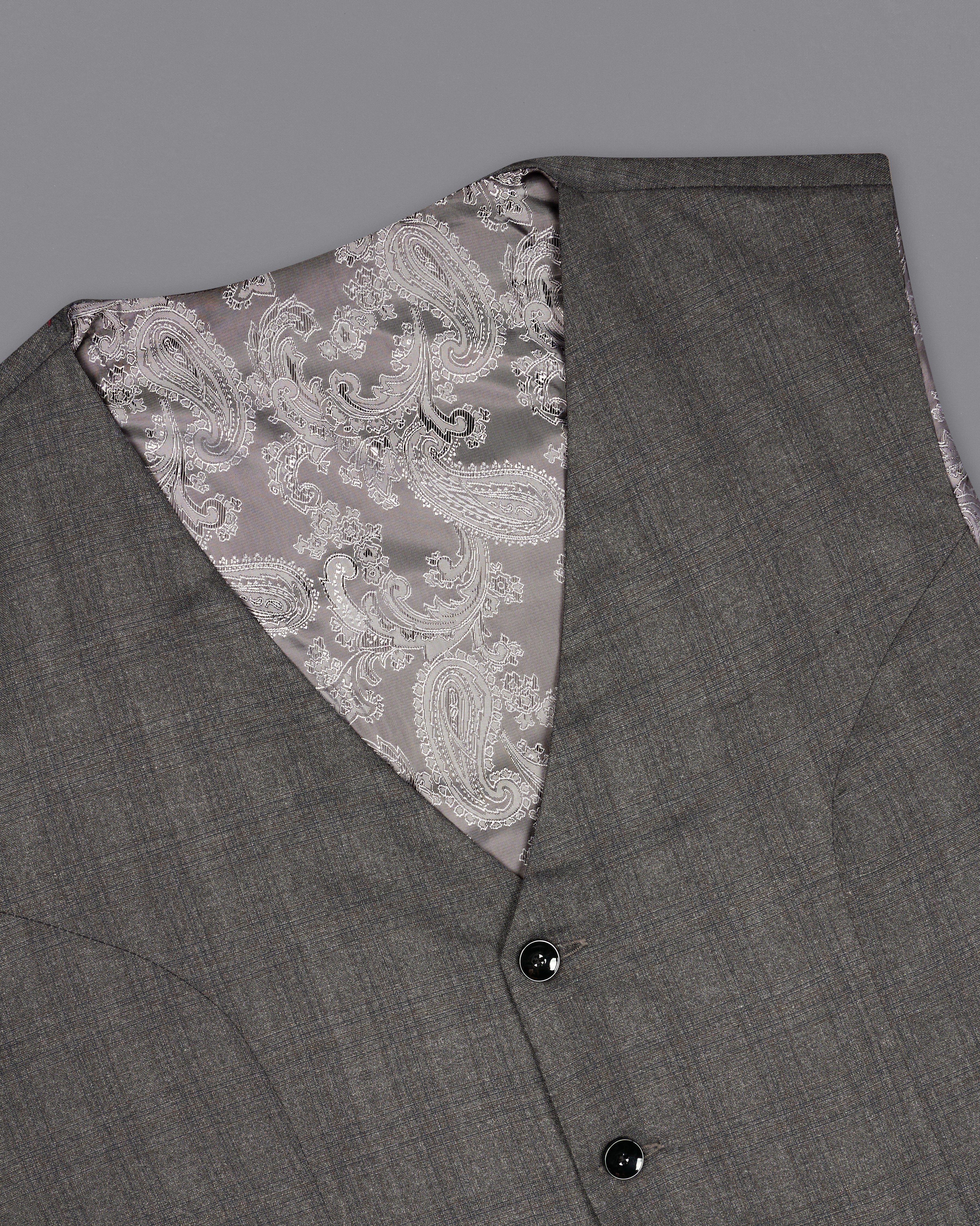 Iridium Dark Gray Waistcoat V2698-36, V2698-38, V2698-40, V2698-42, V2698-44, V2698-46, V2698-48, V2698-50, V2698-52, V2698-54, V2698-56, V2698-58, V2698-60