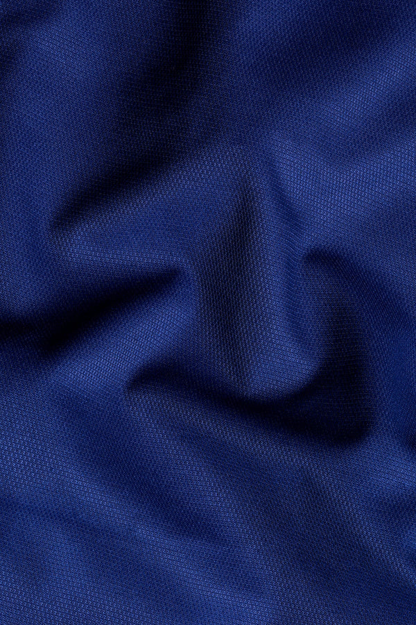 Catalina Blue Wool Rich Waistcoat
