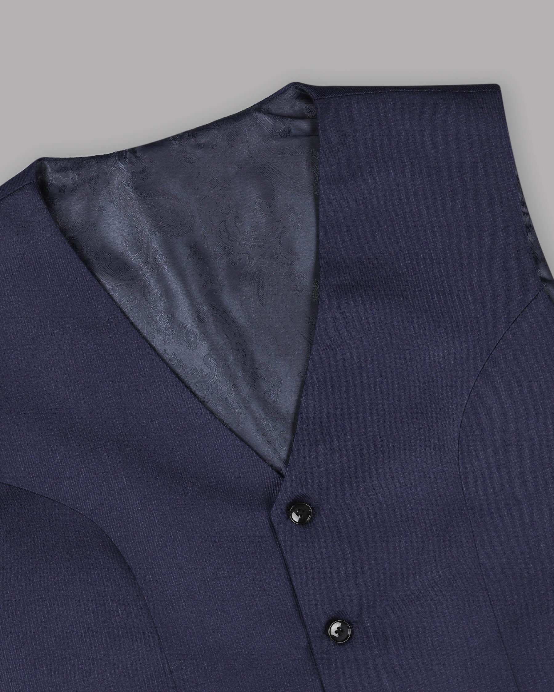 Indigo Premium Wool Blend Waistcoat V810-36, V810-46, V810-50, V810-56, V810-60, V810-58, V810-40, V810-42, V810-44, V810-48, V810-38, V810-54, V810-52