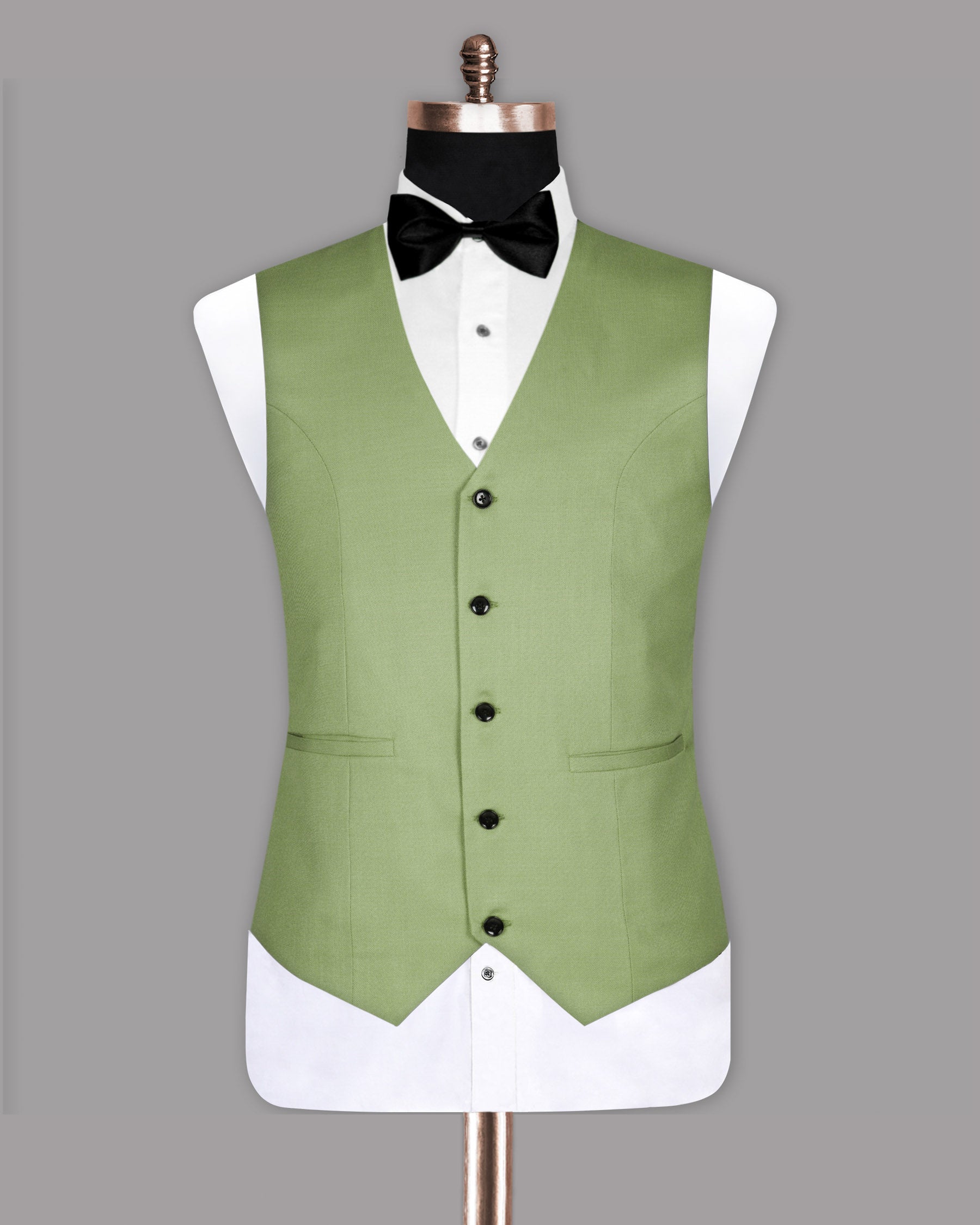 Mint Wool Blend Dinner Waistcoat V835-48, V835-50, V835-52, V835-58, V835-60, V835-46, V835-56, V835-36, V835-38, V835-54, V835-40, V835-44, V835-42