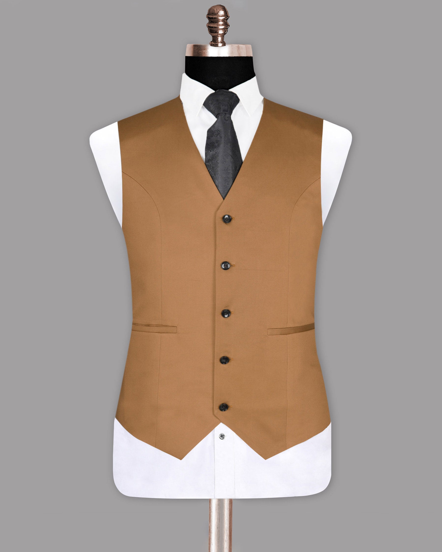 Burnished Amber Premium Cotton Waistcoat V920-60, V920-48, V920-50, V920-56, V920-58, V920-36, V920-38, V920-40, V920-42, V920-44, V920-46, V920-52, V920-54