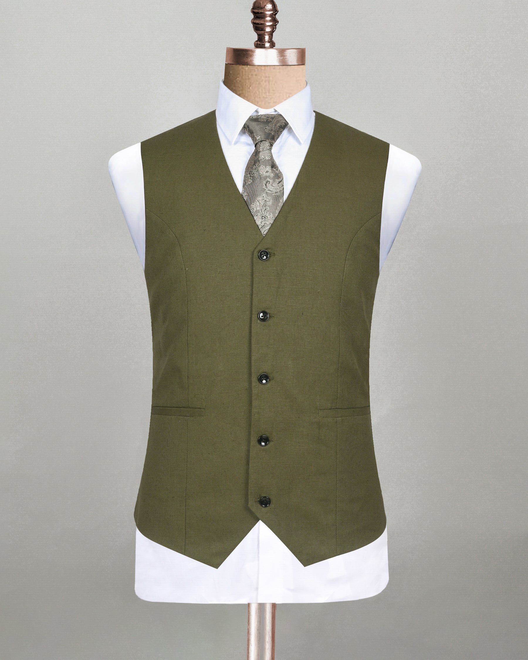 Crocodile Linen Havana Performance Waistcoat V98-36, V98-48, V98-46, V98-40, V98-42, V98-56, V98-38, V98-60, V98-44, V98-50, V98-52, V98-54, V98-58