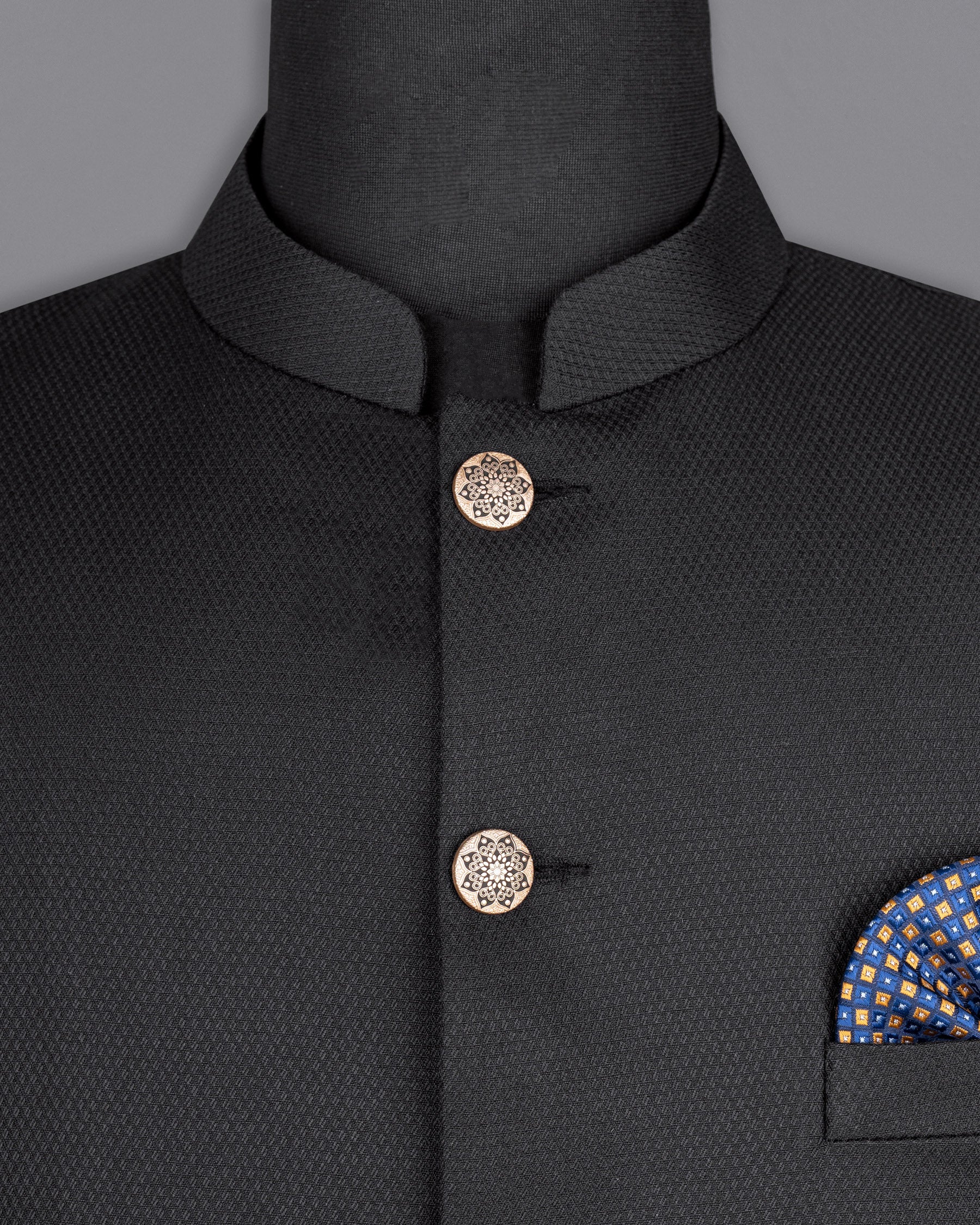 Jade Black Diamond Nehru Jacket