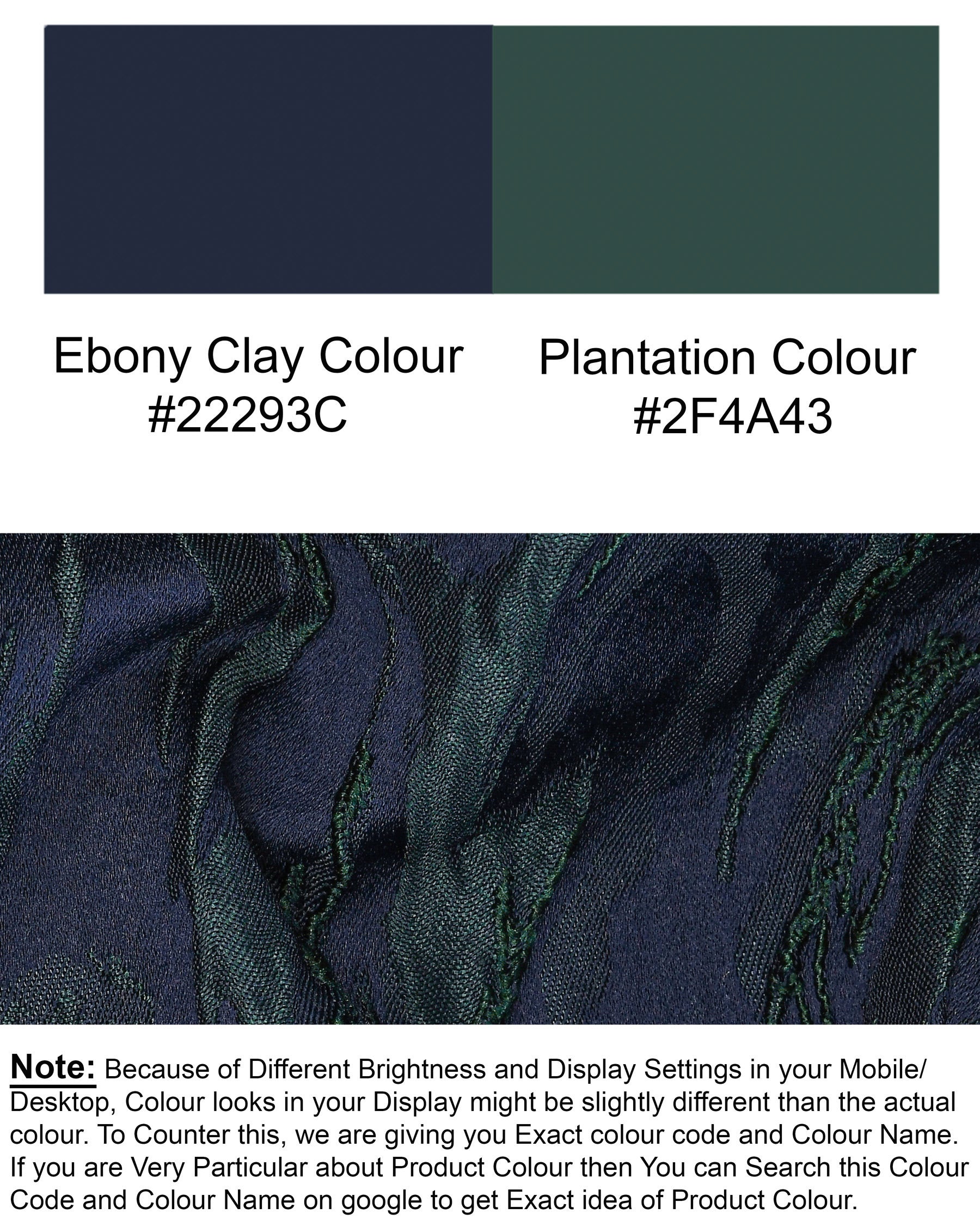 Ebony Clay-Plantation Green Jacquard Nehru jacket