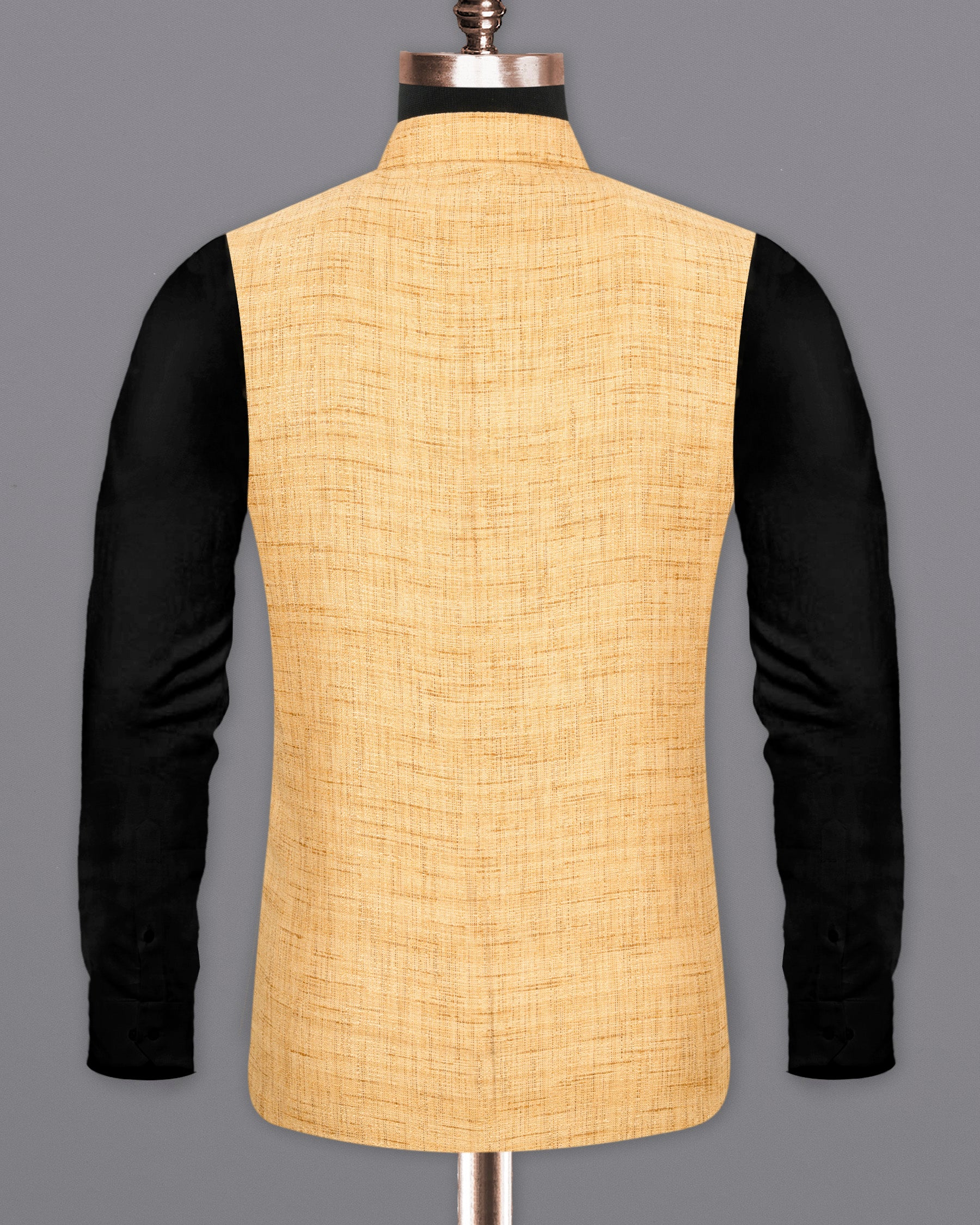 Corvette Brown Textured Nehru Jacket WC1659-36, WC1659-38, WC1659-40, WC1659-42, WC1659-44, WC1659-46, WC1659-48, WC1659-50, WC1659-52, WC1659-54, WC1659-56, WC1659-58, WC1659-60