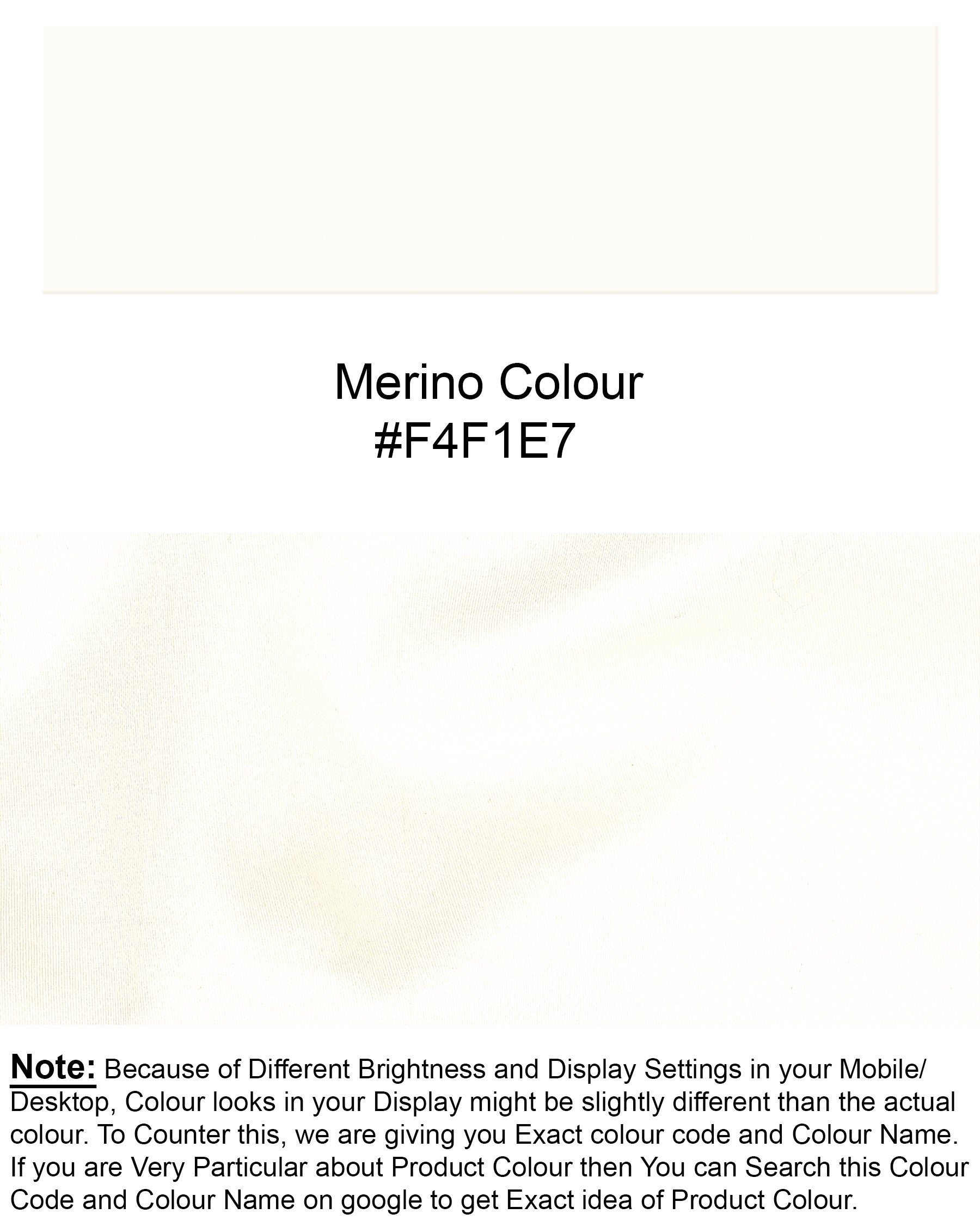 Meriono White Nehru Jacket WC1862-36, WC1862-38, WC1862-40, WC1862-42, WC1862-44, WC1862-46, WC1862-48, WC1862-50, WC1862-52, WC1862-54, WC1862-56, WC1862-58, WC1862-60