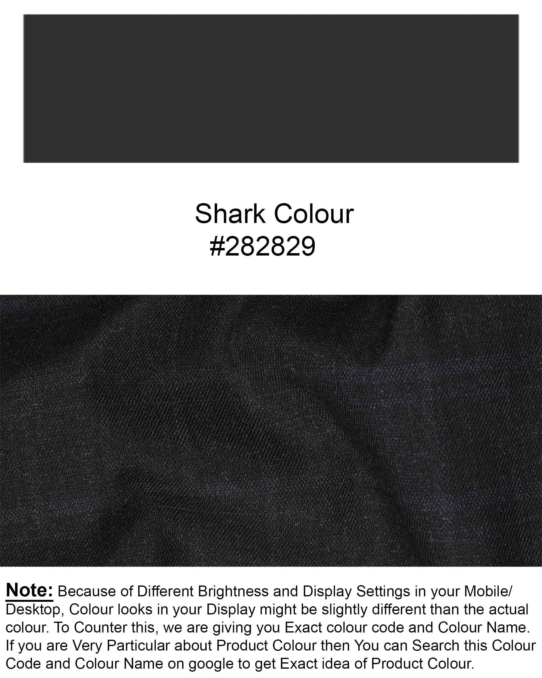 Shark Gray Plaid Nahru Jacket WC1946-36, WC1946-38, WC1946-40, WC1946-42, WC1946-44, WC1946-46, WC1946-48, WC1946-50, WC1946-52, WC1946-54, WC1946-56, WC1946-58, WC1946-60