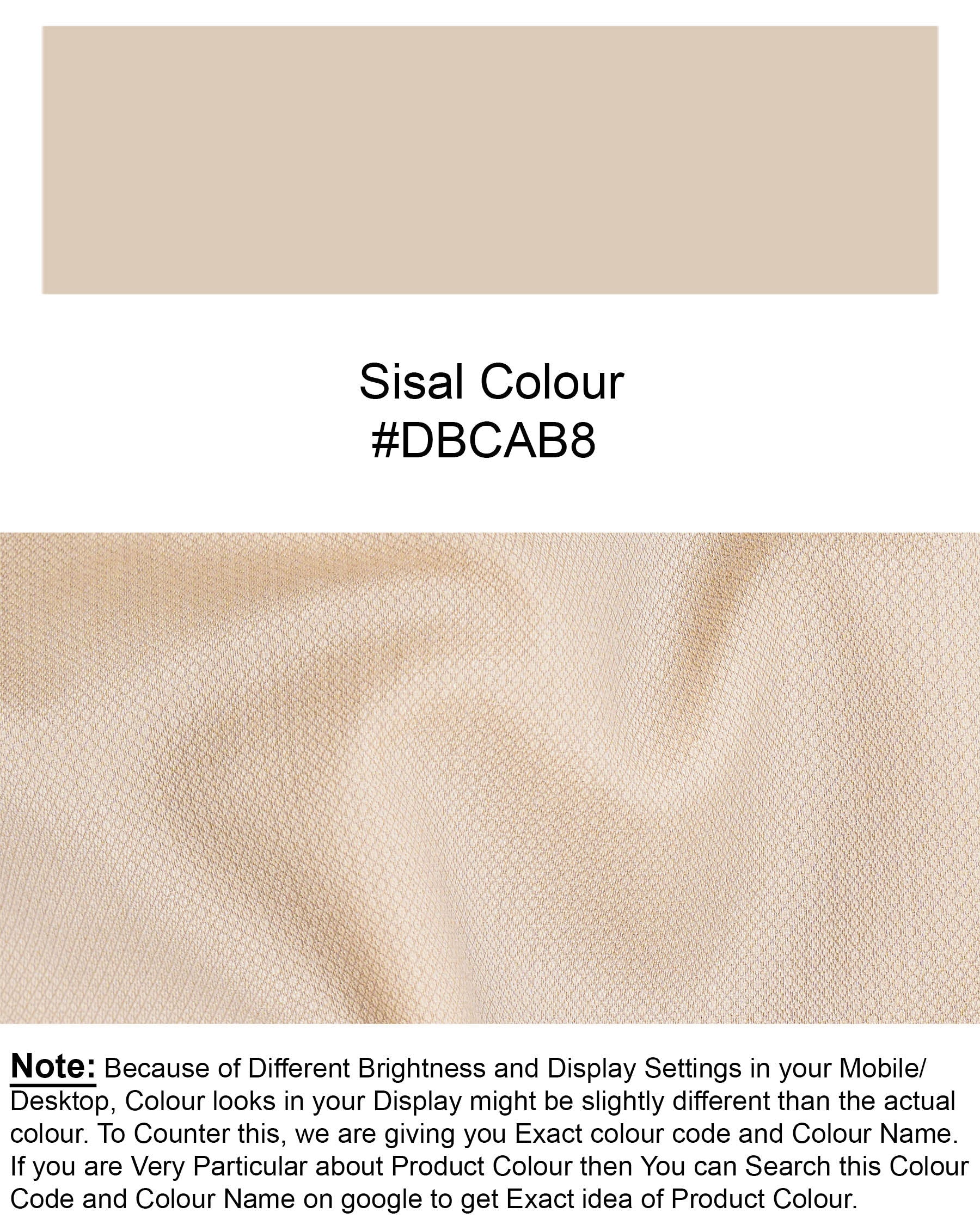 Sisal Beinge Textured Nehru Jacket WC1958-36, WC1958-38, WC1958-40, WC1958-42, WC1958-44, WC1958-46, WC1958-48, WC1958-50, WC1958-52, WC1958-54, WC1958-56, WC1958-58, WC1958-60