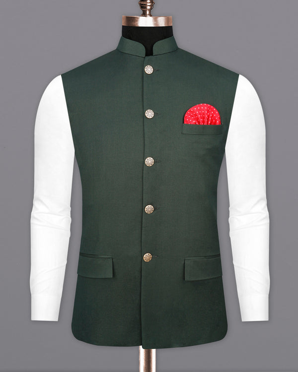 Mine Shaft Green Nehru Jacket WC1994-36, WC1994-38, WC1994-40, WC1994-42, WC1994-44, WC1994-46, WC1994-48, WC1994-50, WC1994-52, WC1994-54, WC1994-56, WC1994-58, WC1994-60