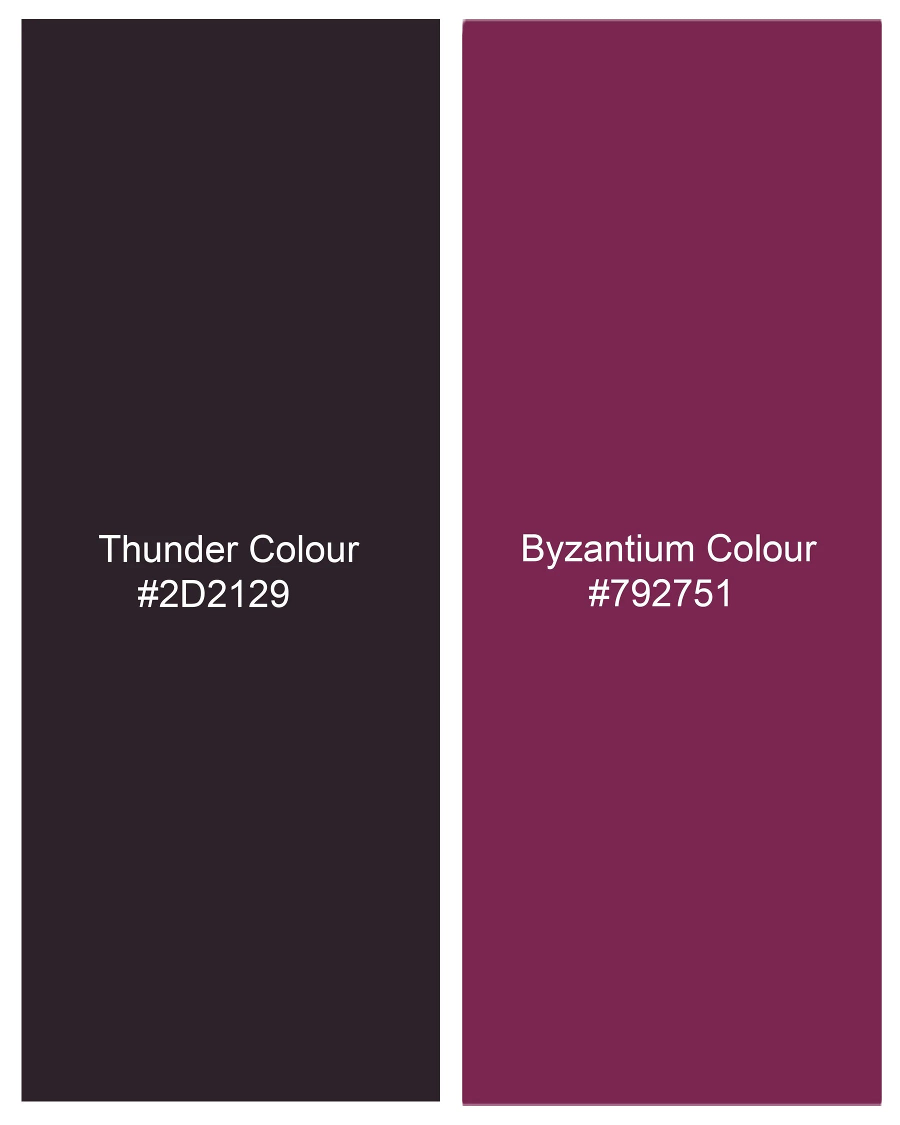 Thunder Dark Maroon with Byzantium Maroon Damask Bandhgala Nehru Jacket  WC2159-38, WC2159-39, WC2159-40, WC2159-42, WC2159-44, WC2159-46, WC2159-48, WC2159-50, WC2159-52