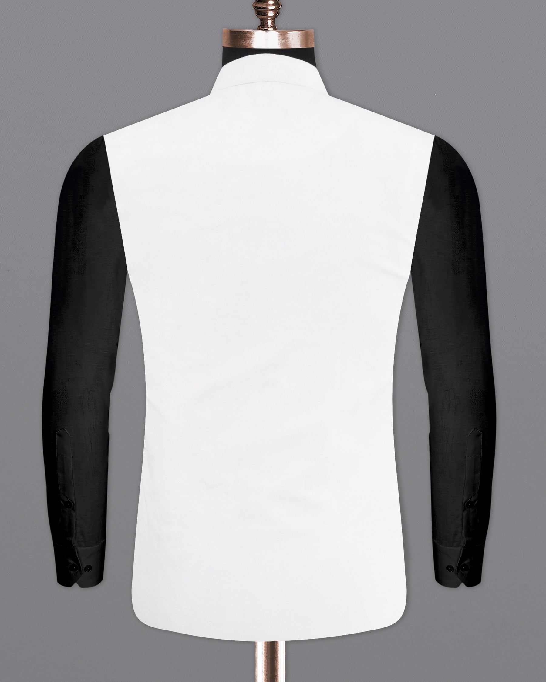 Bright White Premium Velvet Designer Nehru Jacket