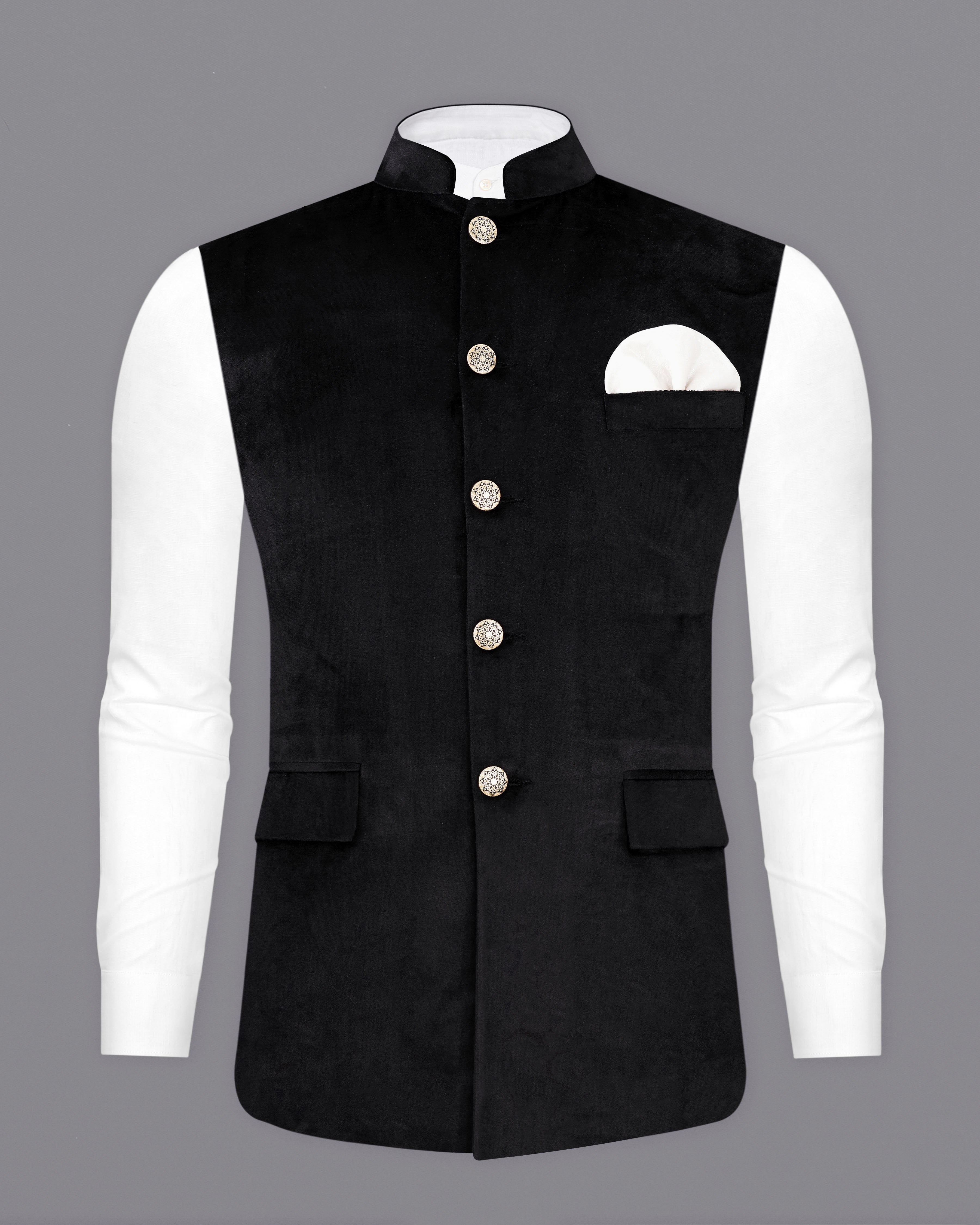 Buy VASTRAMAY Kids Black Nehru Jacket for Boys Clothing Online @ Tata CLiQ
