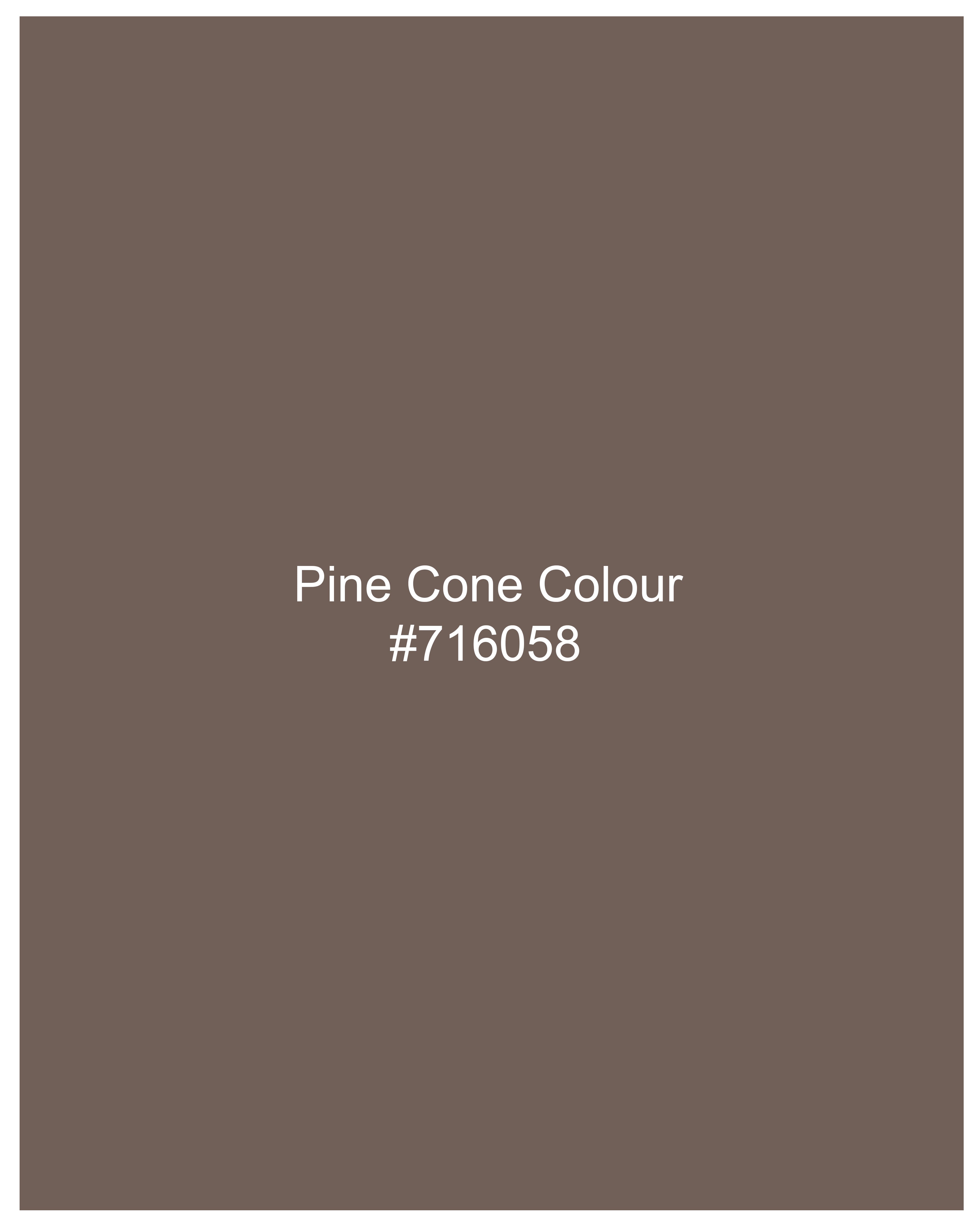 Pine Cone Brown Plaid Nehru Jacket WC2304-36, WC2304-38, WC2304-40, WC2304-42, WC2304-44, WC2304-46, WC2304-48, WC2304-50, WC2304-52, WC2304-54, WC2304-56, WC2304-58, WC2304-60	