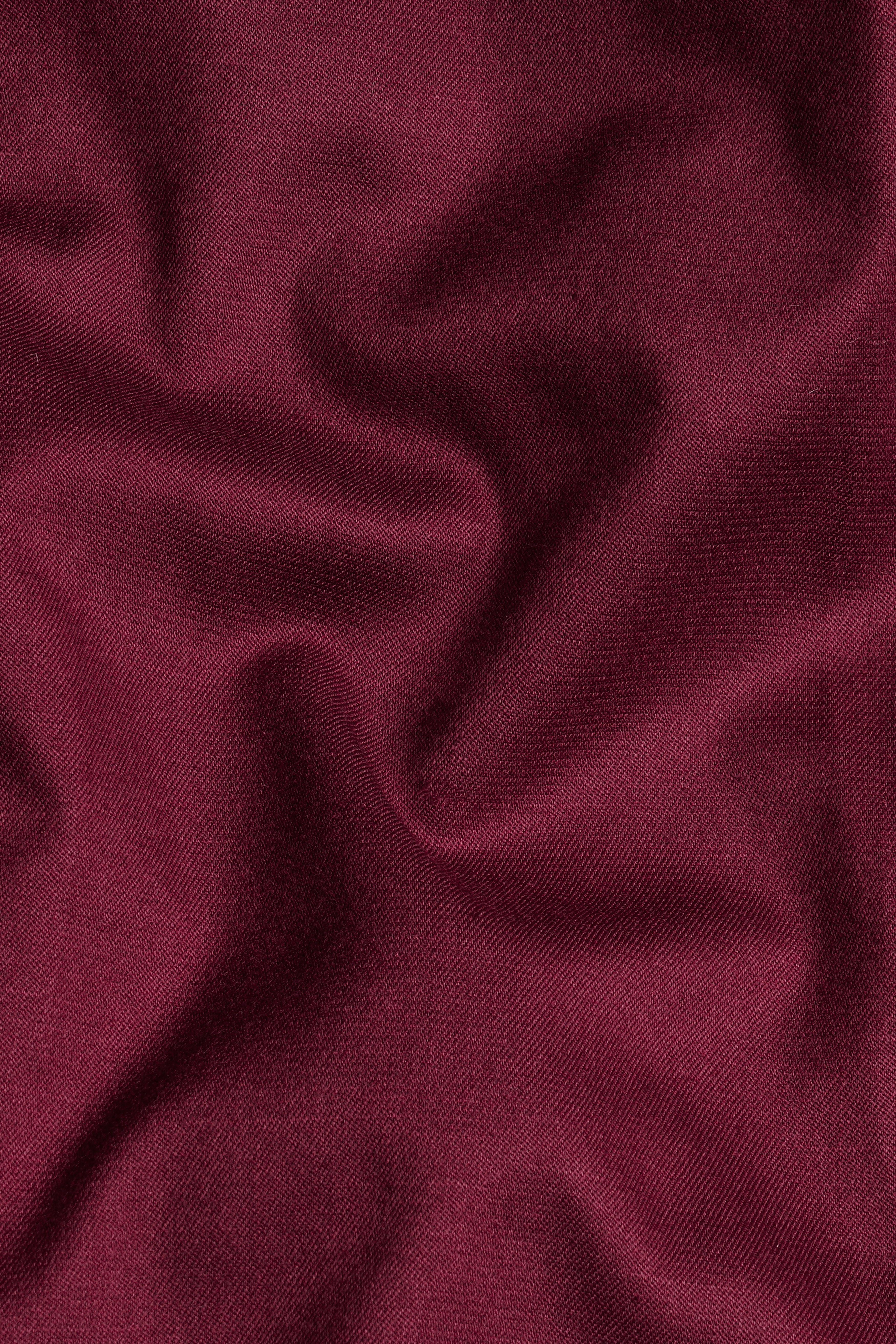 Bordeaux Maroon Wool Rich Nehru Jacket WC3050-36, WC3050-38, WC3050-40, WC3050-42, WC3050-44, WC3050-46, WC3050-48, WC3050-50, WC3050-52, WC3050-54, WC3050-56, WC3050-58, WC3050-60