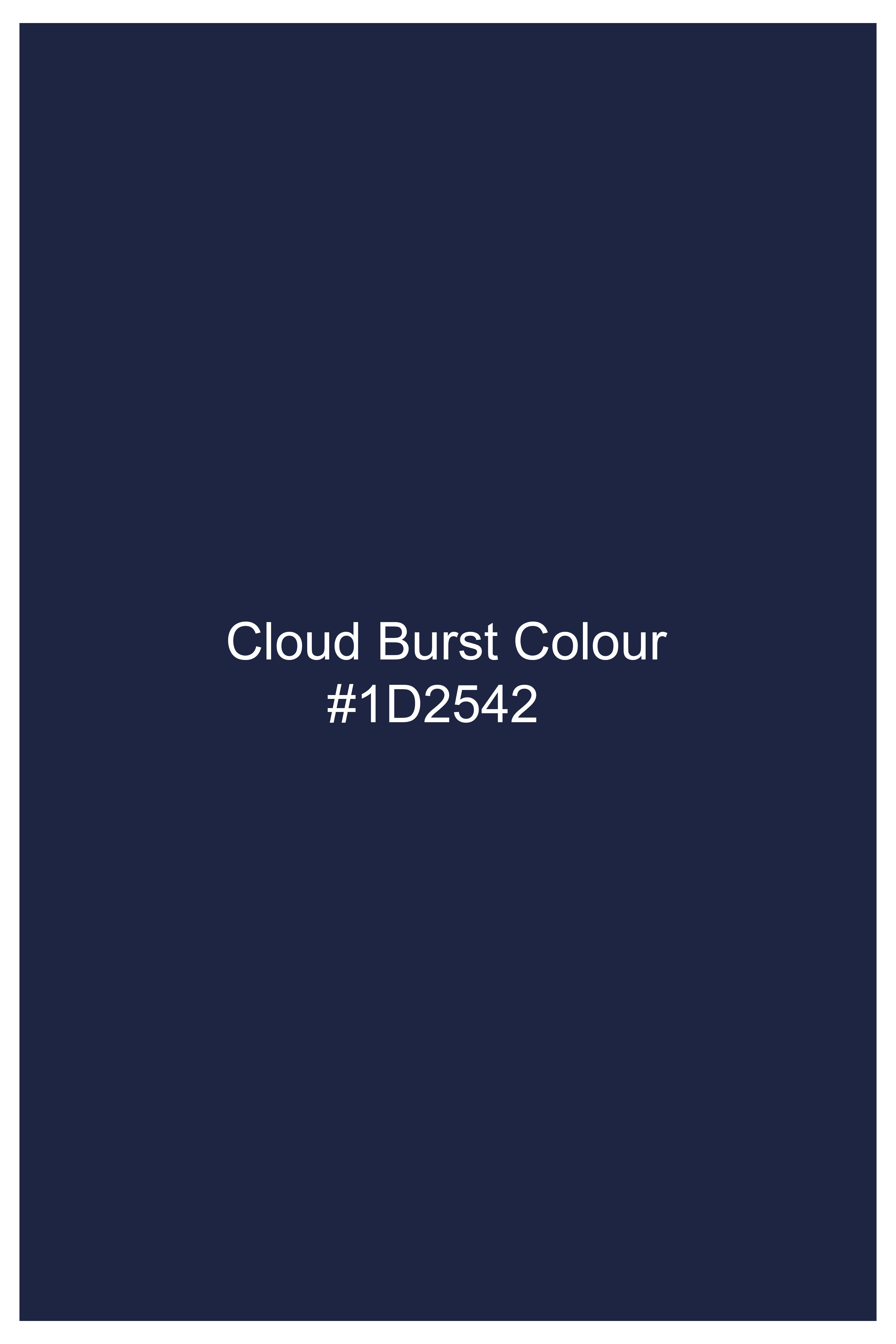Cloud Burst Blue Wool Rich Nehru Jacket WC3061-36, WC3061-38, WC3061-40, WC3061-42, WC3061-44, WC3061-46, WC3061-48, WC3061-50, WC3061-52, WC3061-54, WC3061-56, WC3061-58, WC3061-60