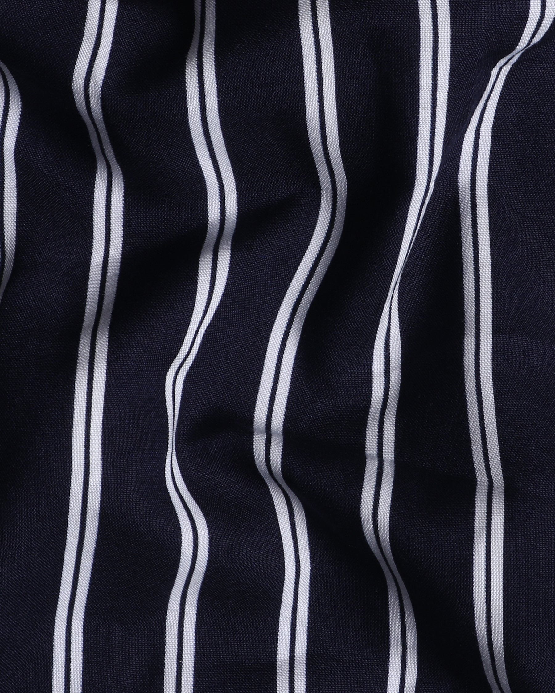 Navy Striped Designer Nehru Jacket