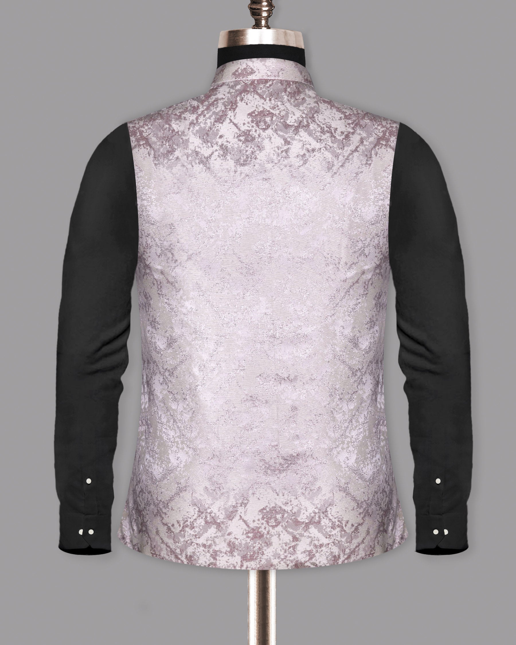 Cream with Lemonade Textured Designer Waistcoat