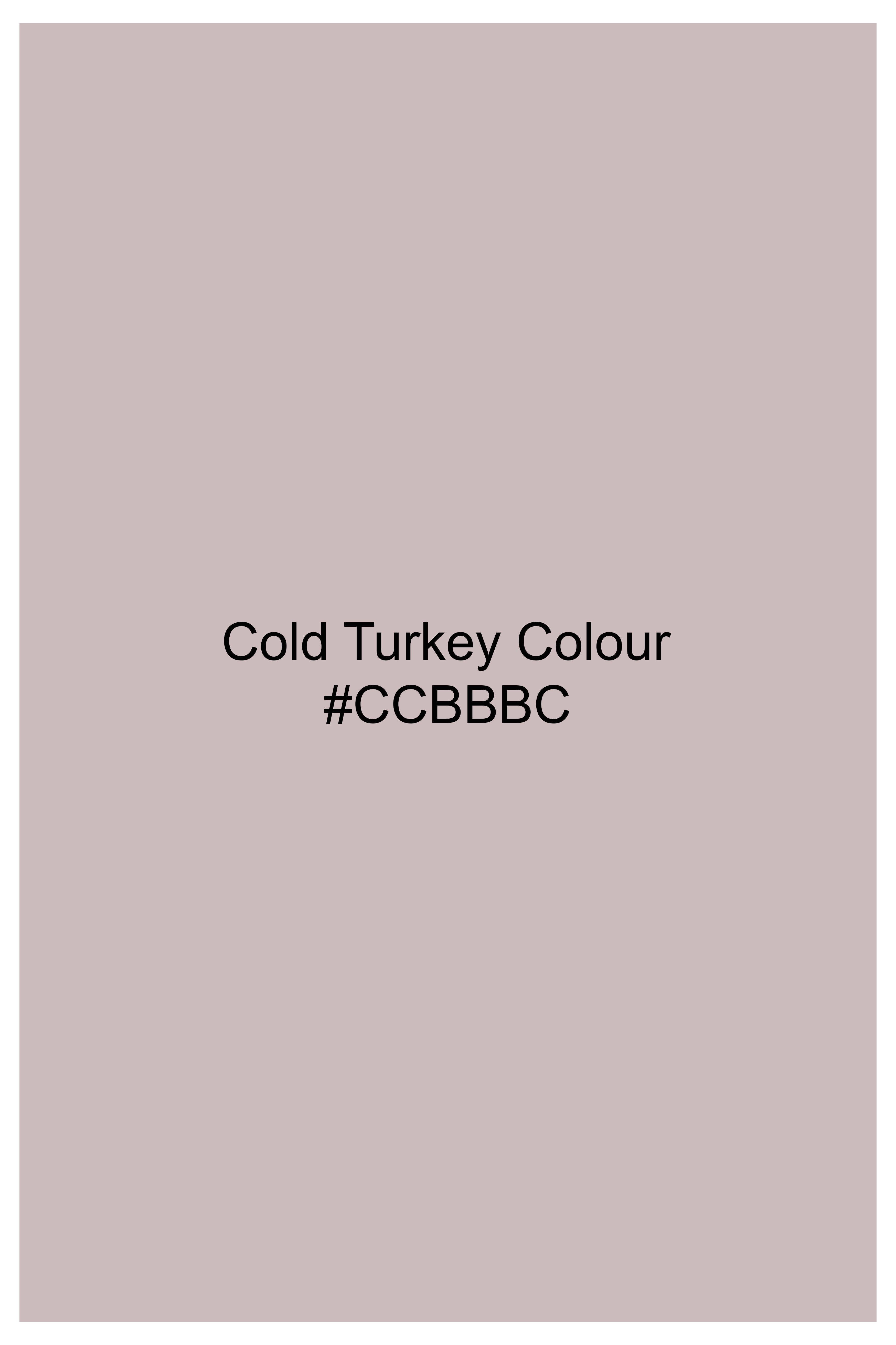 Cold Turkey Pink Striped Premium Cotton Dress