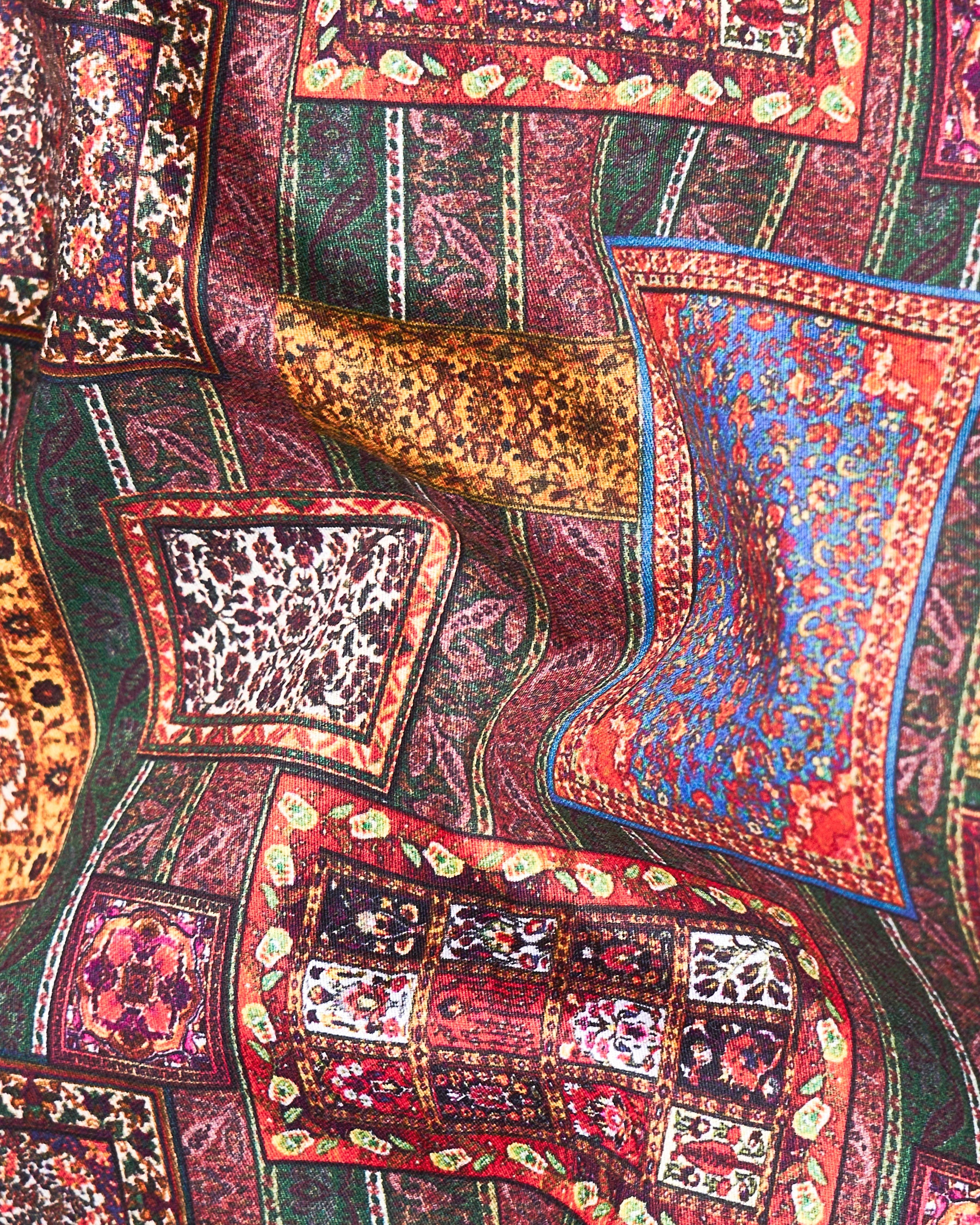 Camelot Pink Banjara Patchwork Printed Premium Cotton Shirt WS026-CC-32, WS026-CC-34, WS026-CC-36, WS026-CC-38, WS026-CC-40, WS026-CC-42