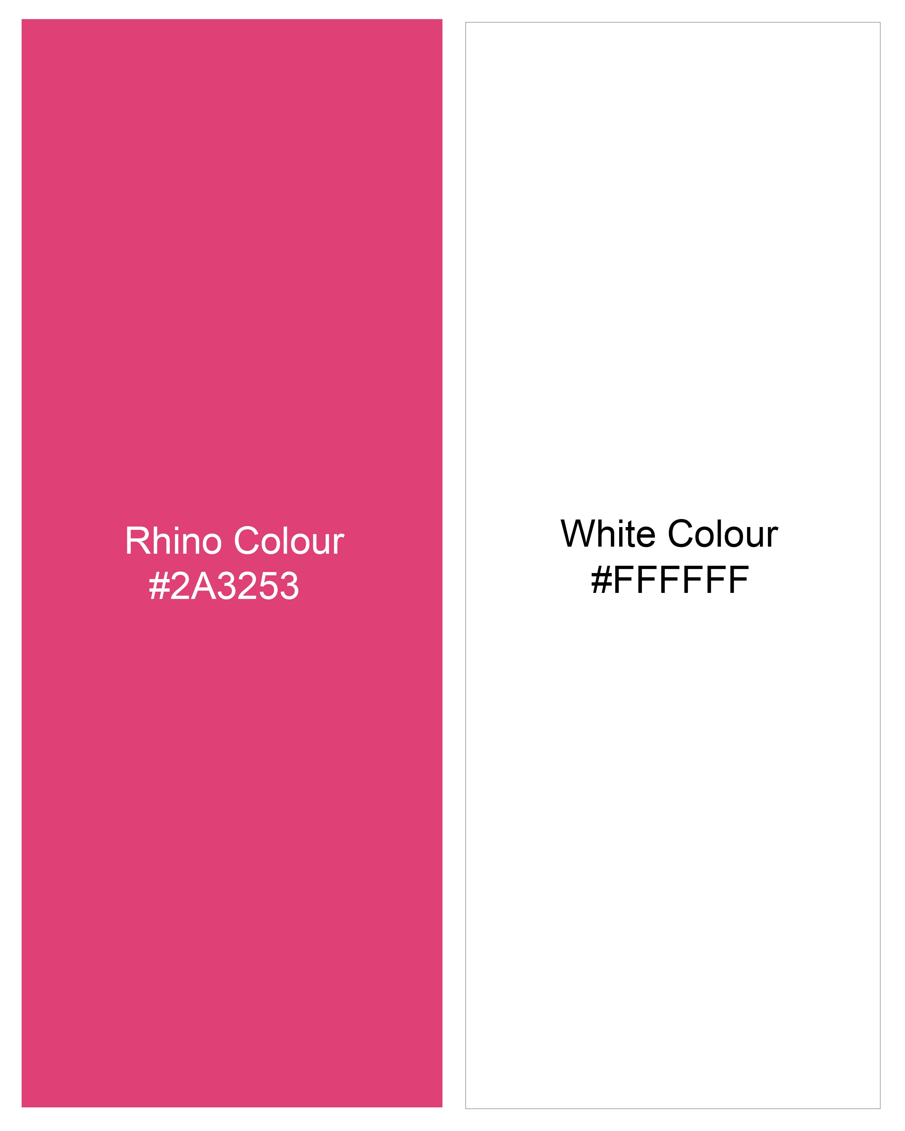 Rhino Pink Polka Dotted Premium Tencel Shirt WS036-32, WS036-34, WS036-36, WS036-38, WS036-40, WS036-42