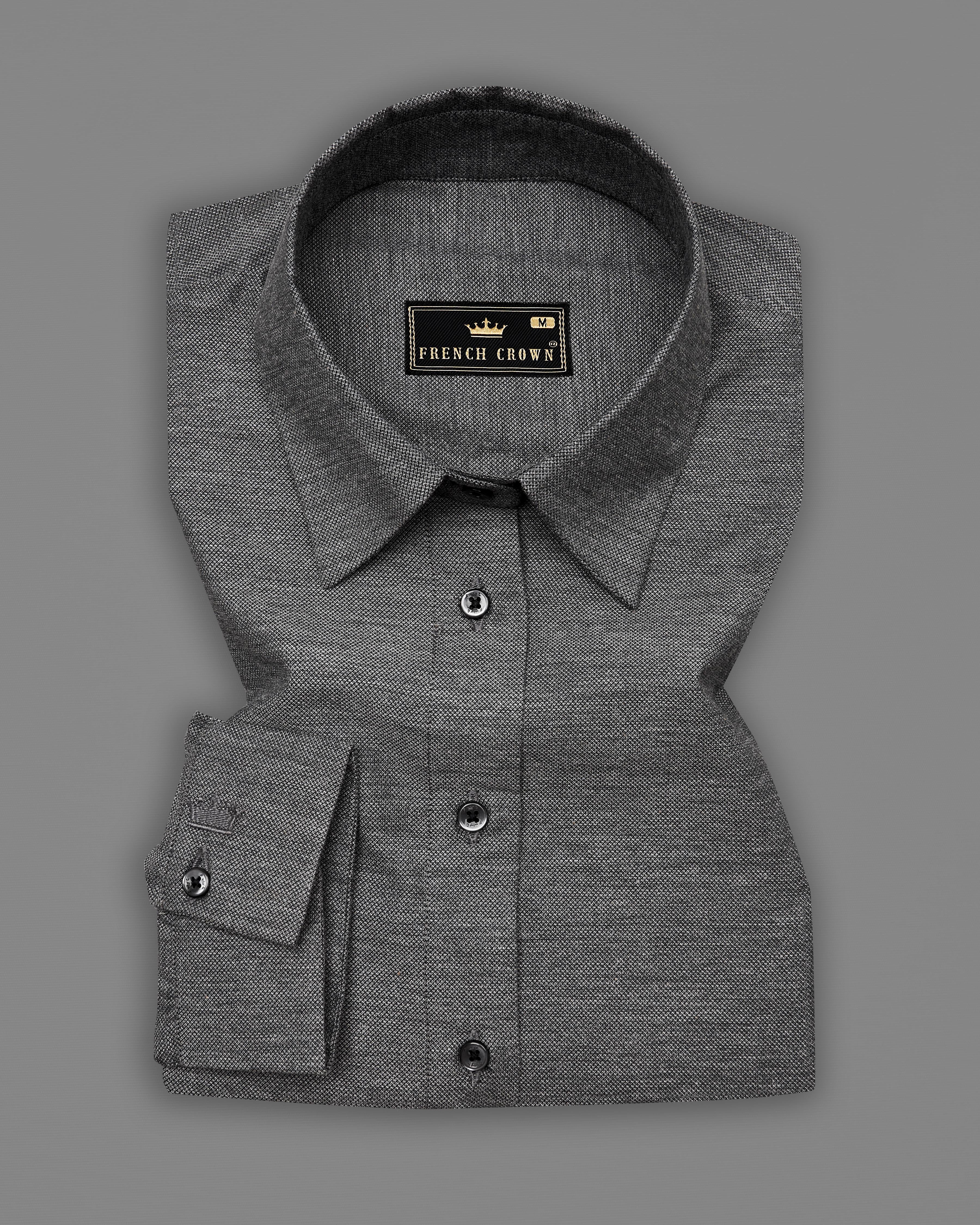 Concord Gray Premium Cotton Shirt WS044-BLK-32, WS044-BLK-34, WS044-BLK-36, WS044-BLK-38, WS044-BLK-40, WS044-BLK-42